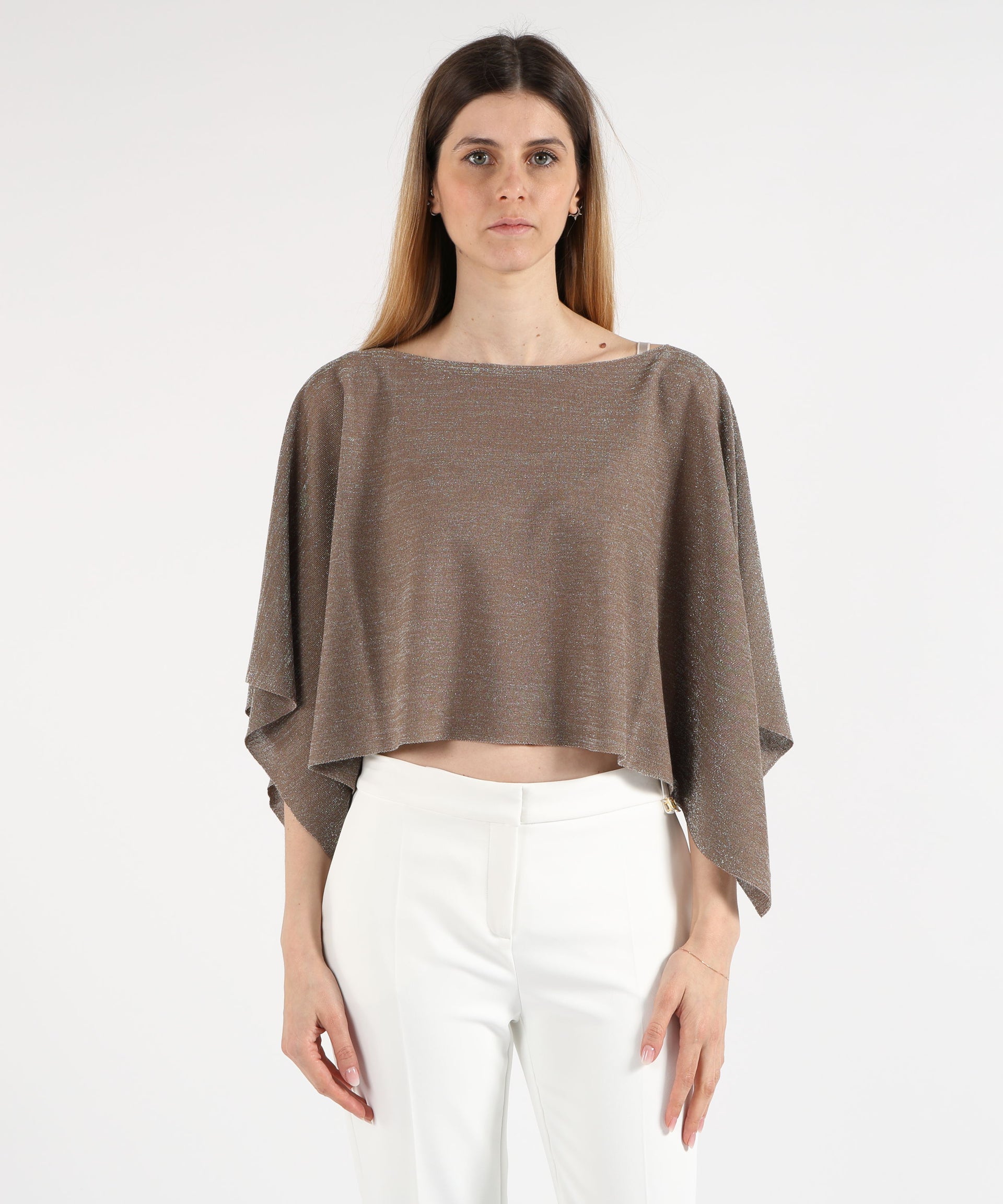 D.EXTERIOR Mantella Corta Brillantinata