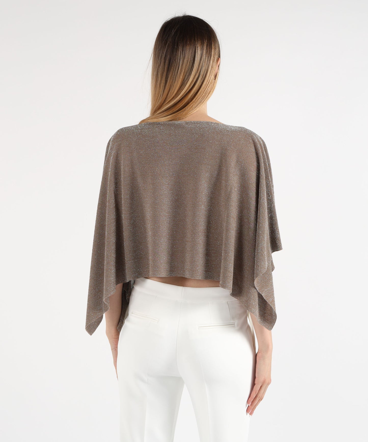 D.EXTERIOR Mantella Corta Brillantinata