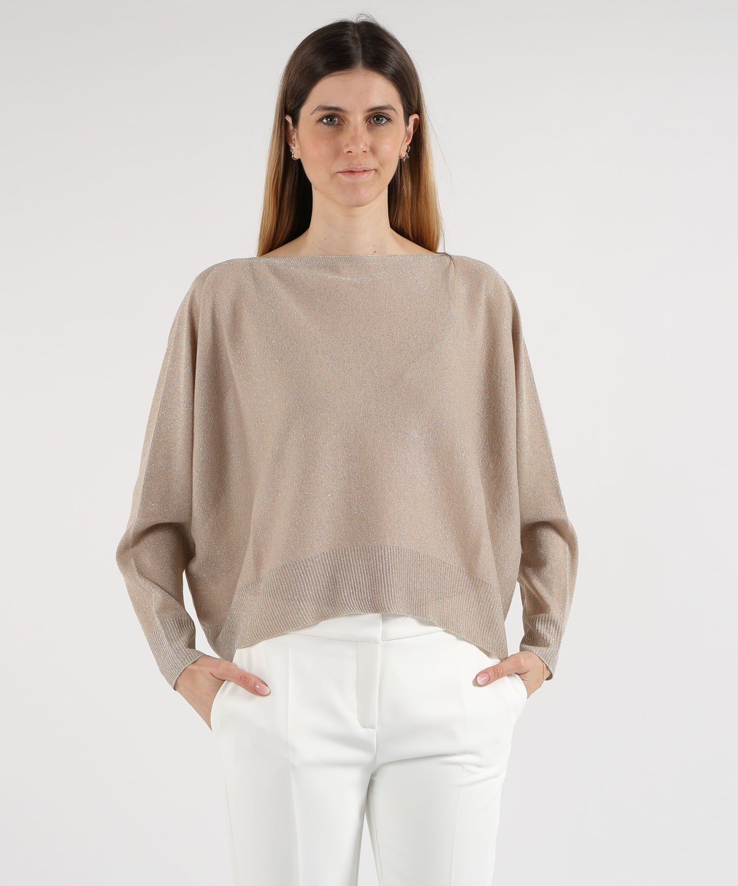 D.EXTERIOR Mantella Corta Brillantinata