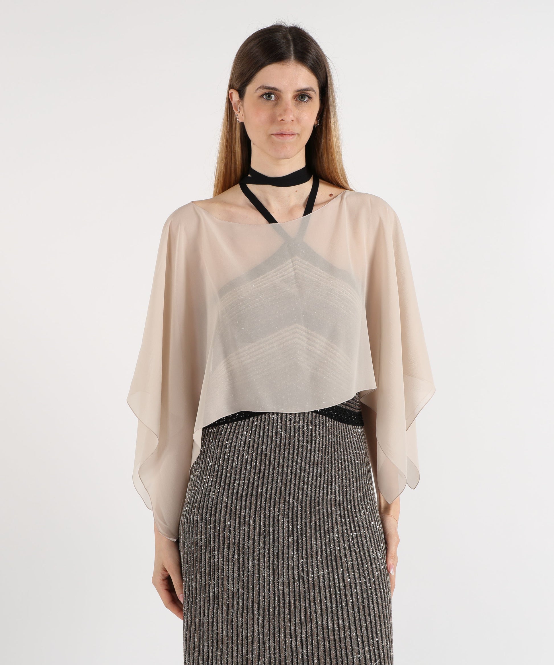 Capes D.EXTERIOR Soft Short Cape Panna | D.EXTERIOR