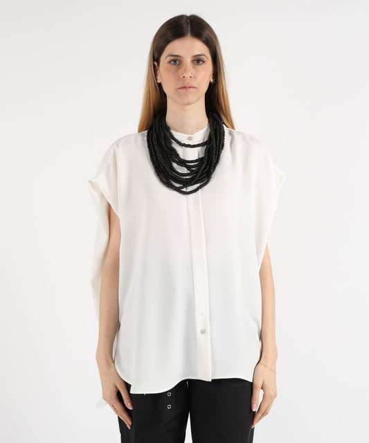 accessori CLIPS Collana Multistrato con Perline Nero | CLIPS