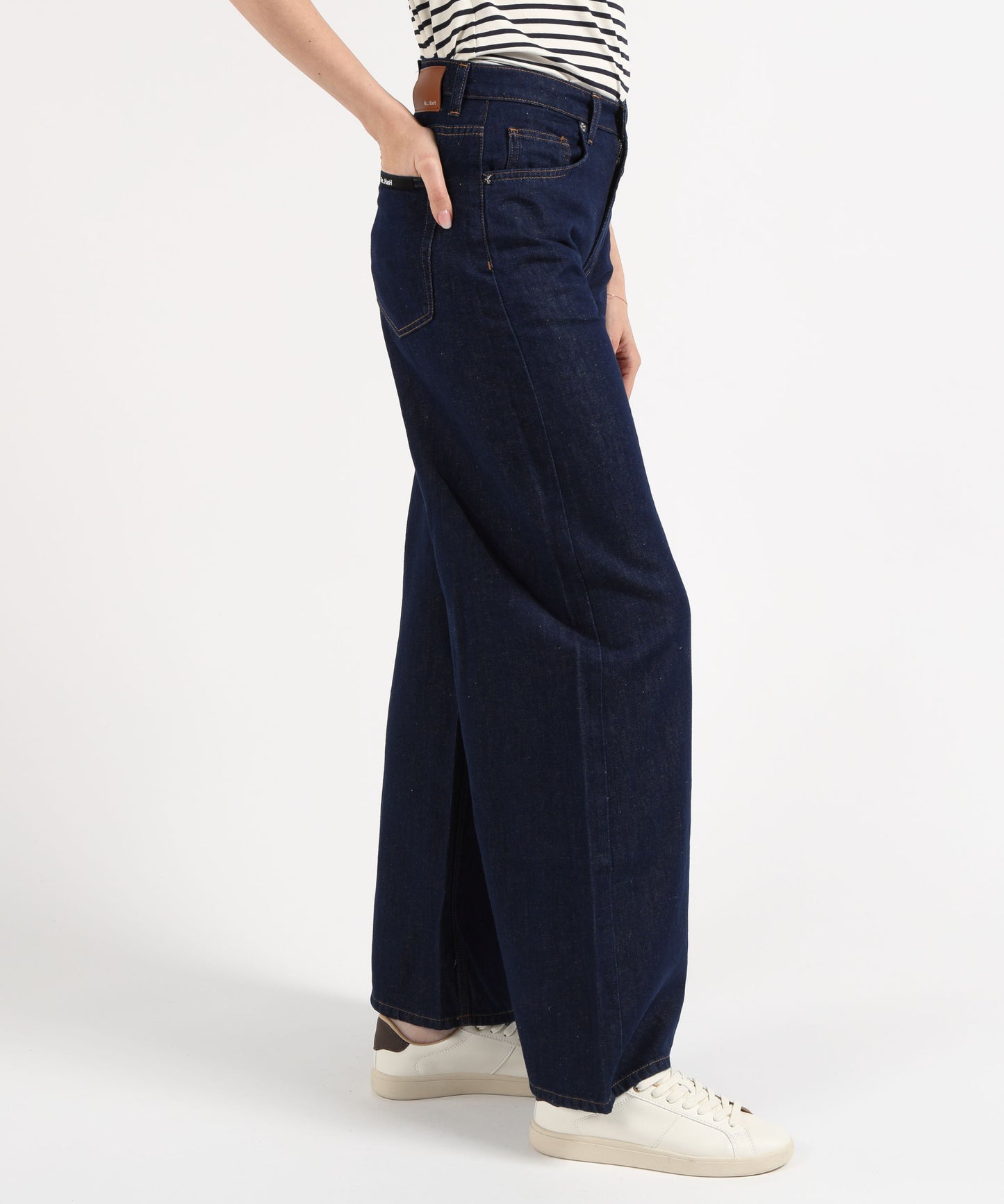 RE-HASH High-Waisted Palazzo Jeans
