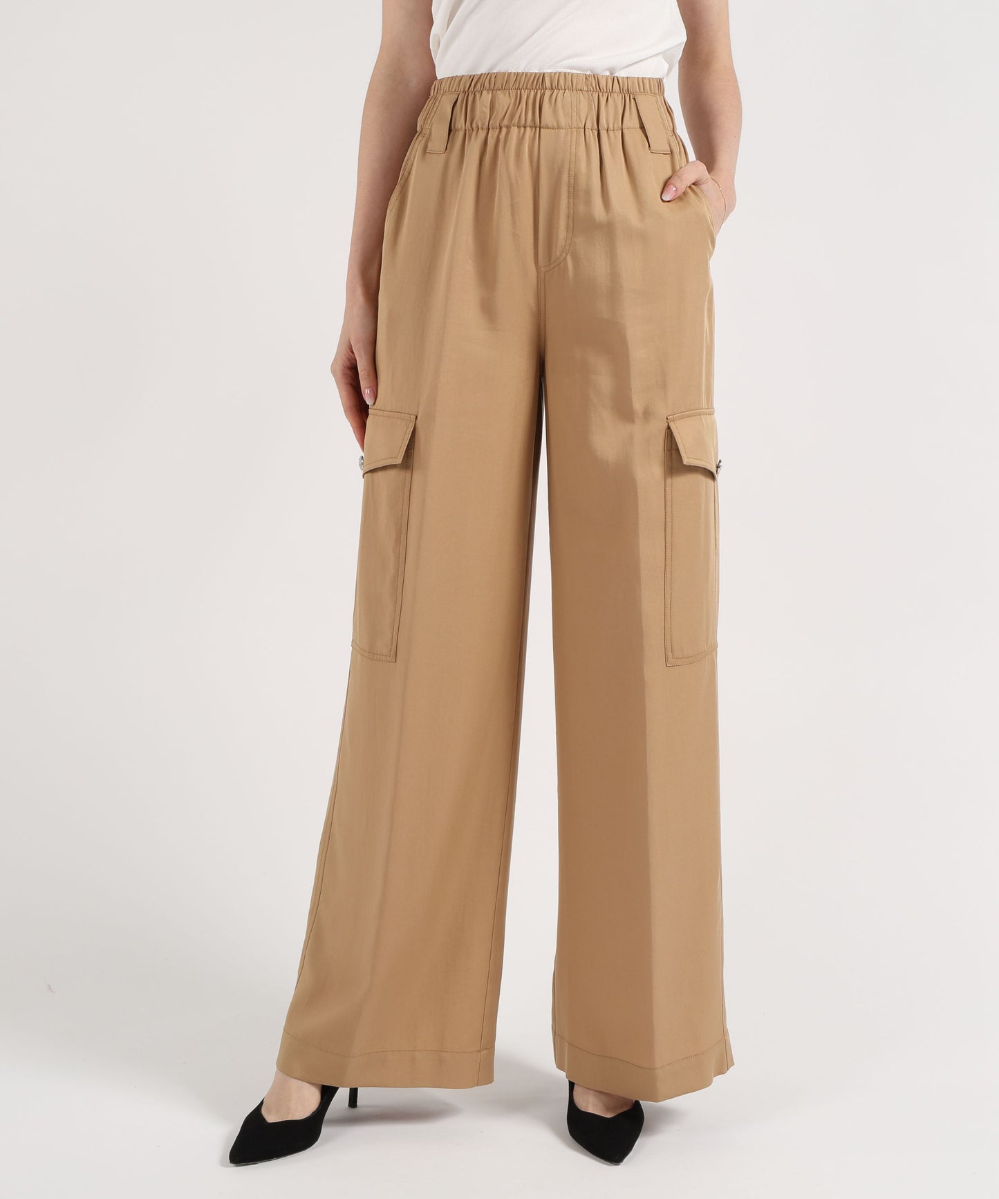 LIUJO denim Pantalone Cargo Morbido