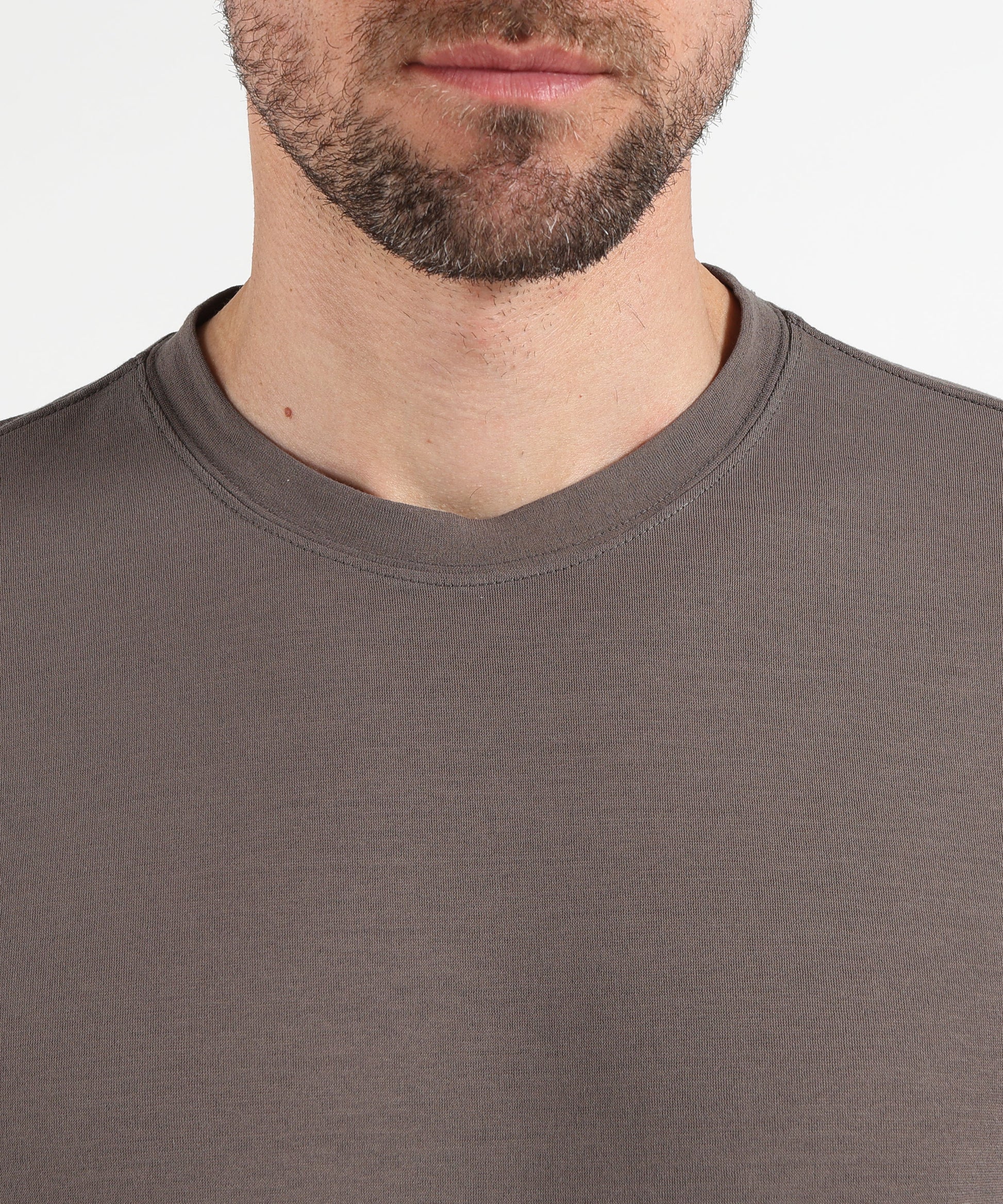 T-shirts GRAN SASSO Men’s undershirt T-shirt – short-sleeve Marrone | GRAN SASSO