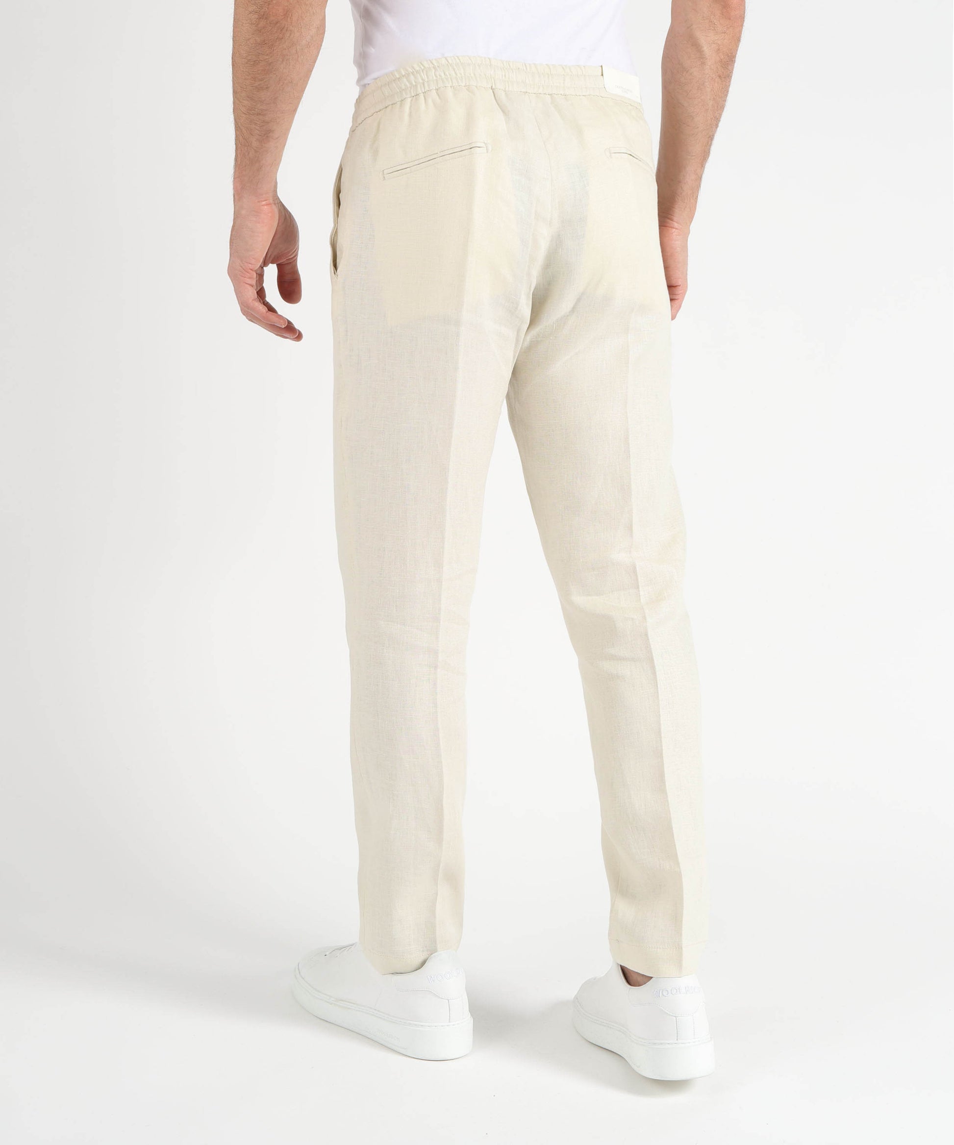 Trousers MICHAEL COAL Linen Trousers Panna | MICHAEL COAL