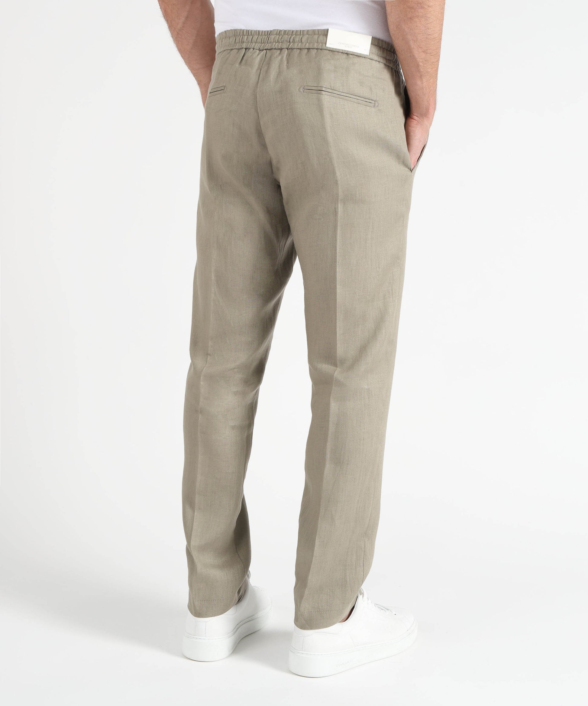 Trousers MICHAEL COAL Linen Trousers Argilla | MICHAEL COAL