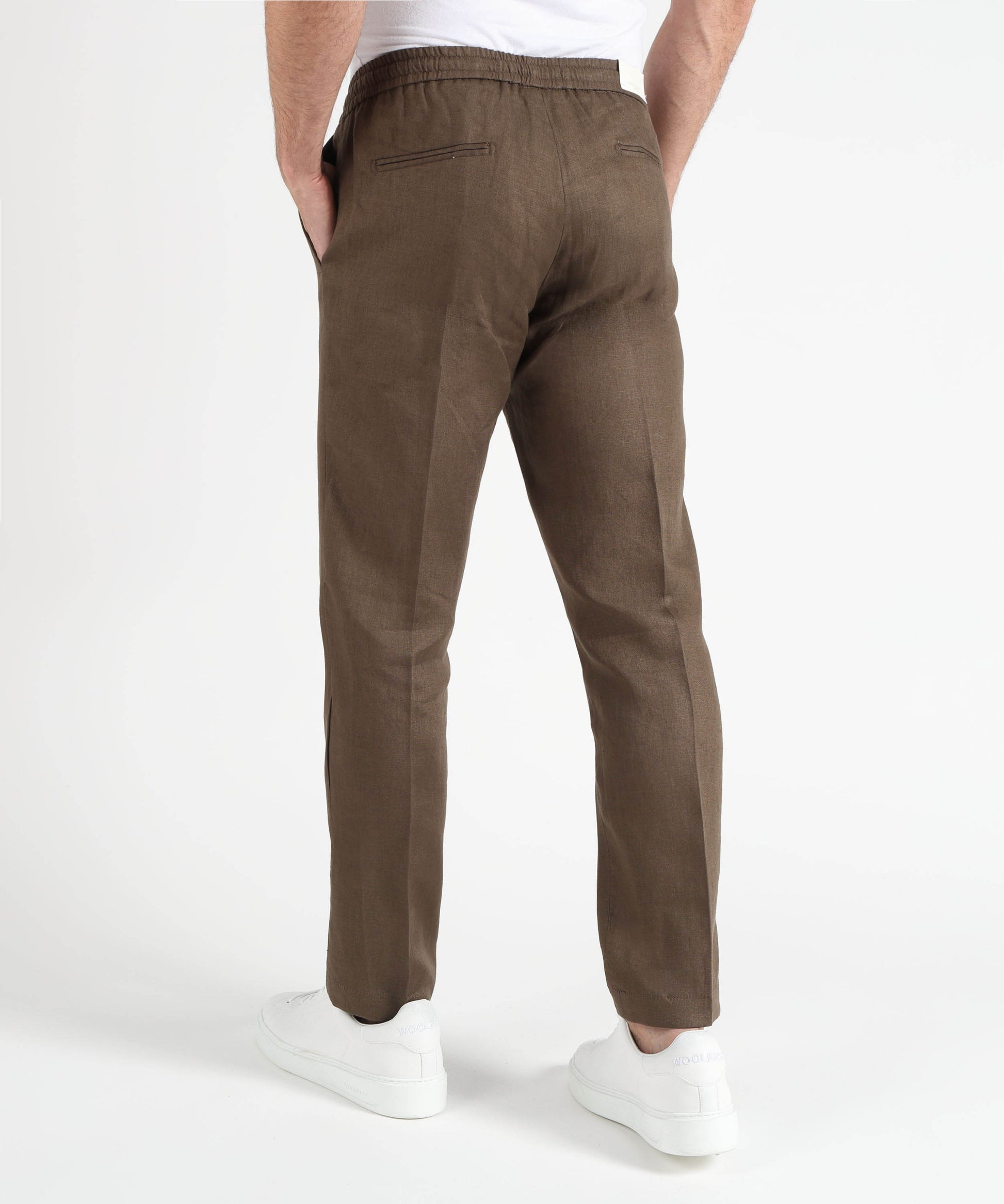 Trousers MICHAEL COAL Linen Trousers Visone | MICHAEL COAL