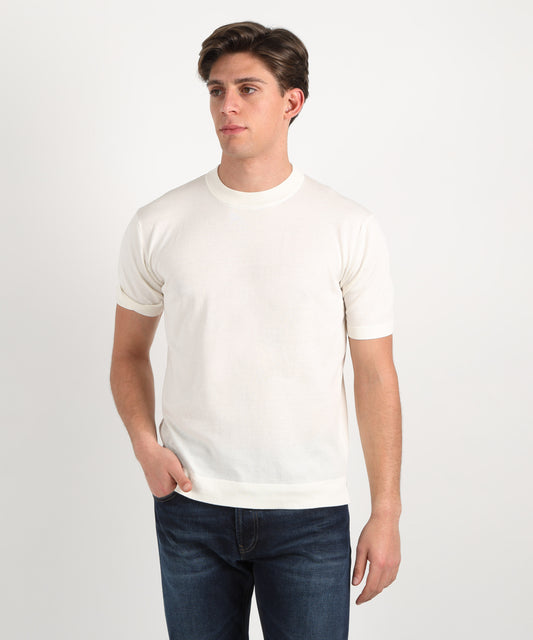 FILIPPO DE LAURENTIIS T-shirt in crêpe di cotone