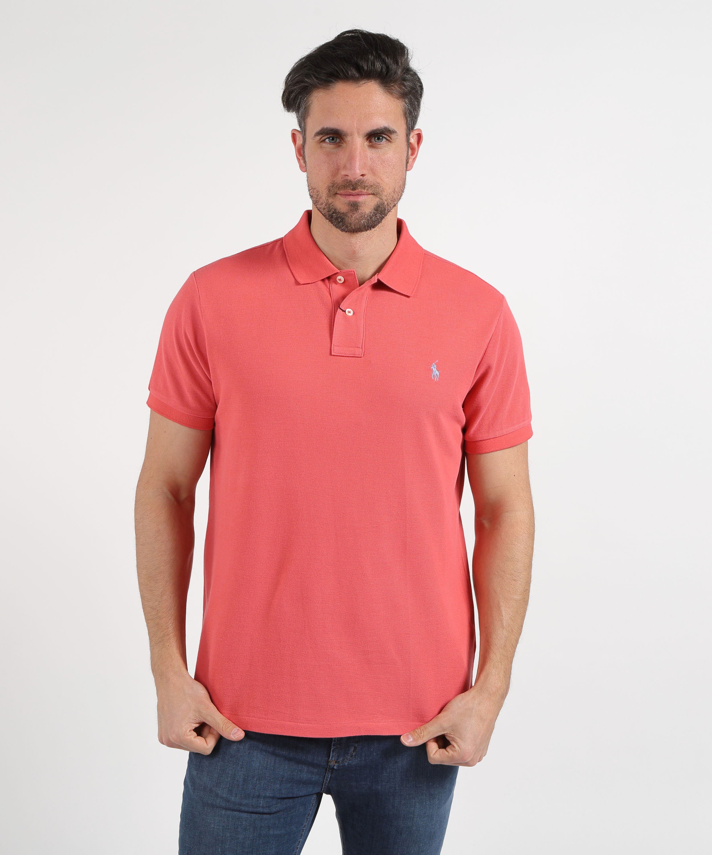 Polo POLO RALPH LAUREN L'iconica polo in piqué Rosso | POLO RALPH LAUREN