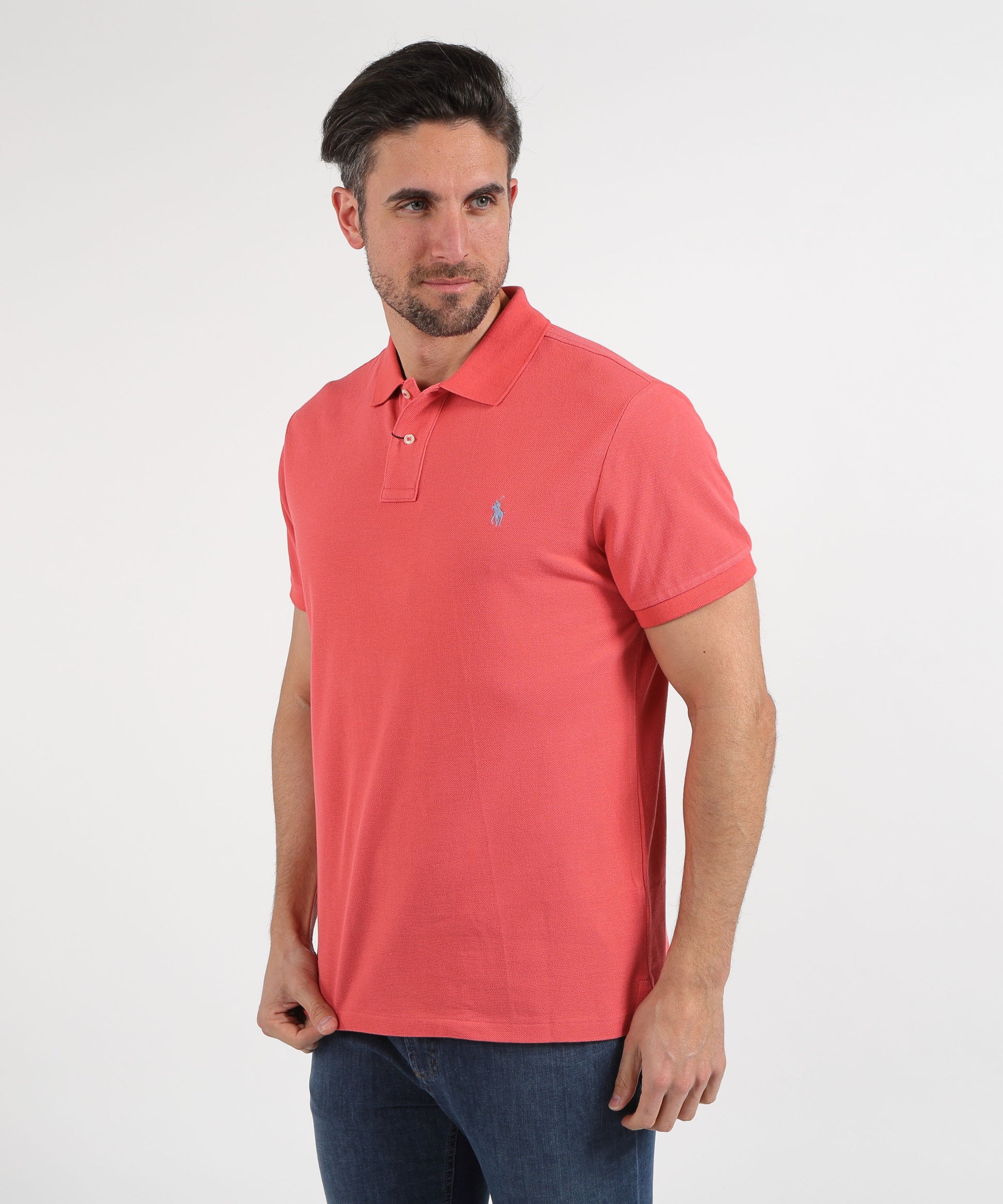 Polo shirts POLO RALPH LAUREN The iconic piqué polo Rosso | POLO RALPH LAUREN