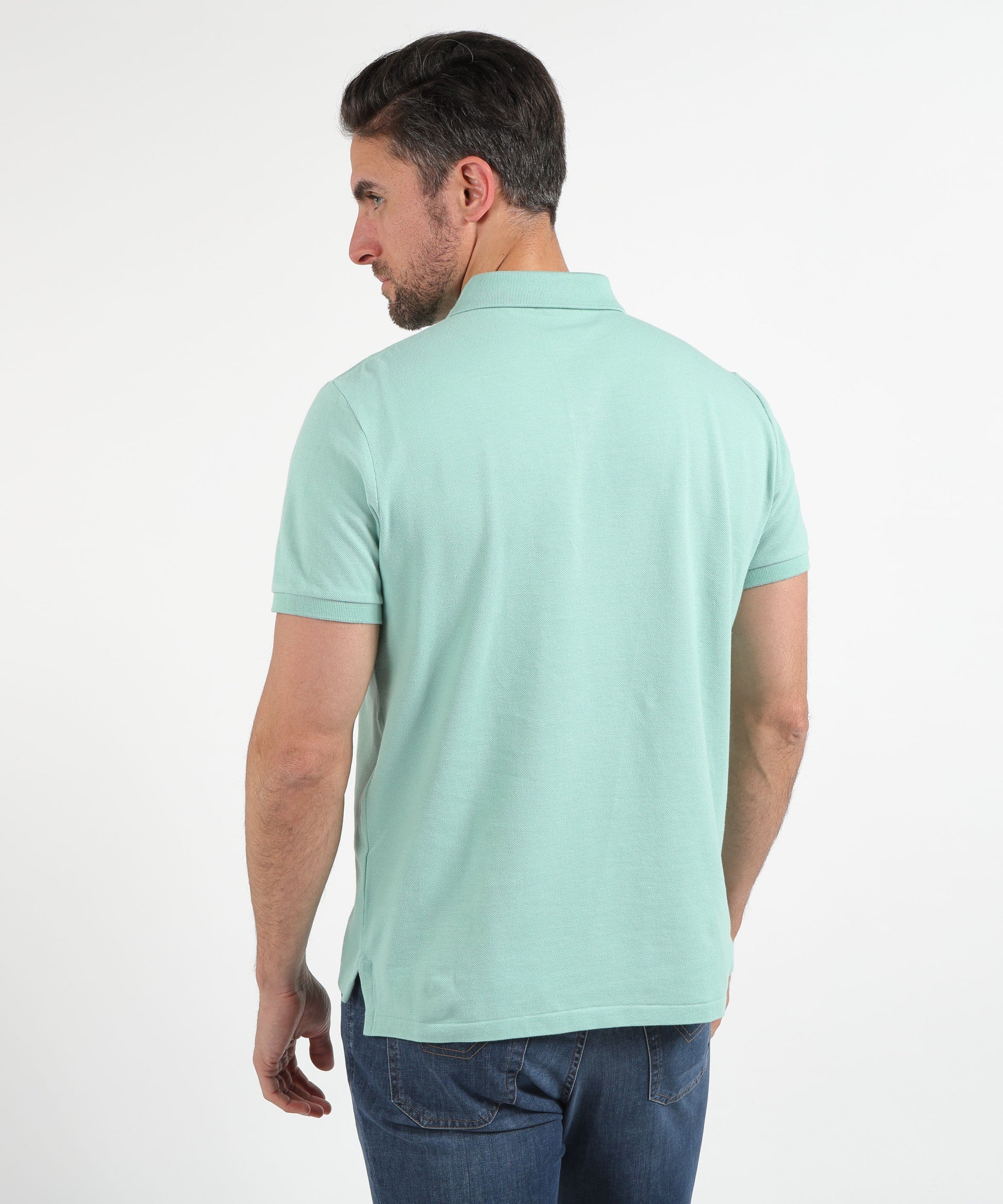 Polo shirts POLO RALPH LAUREN The iconic piqué polo Verde acqua | POLO RALPH LAUREN