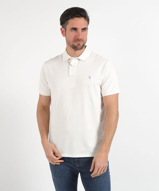Polo POLO RALPH LAUREN L'iconica polo in piqué Crema | POLO RALPH LAUREN