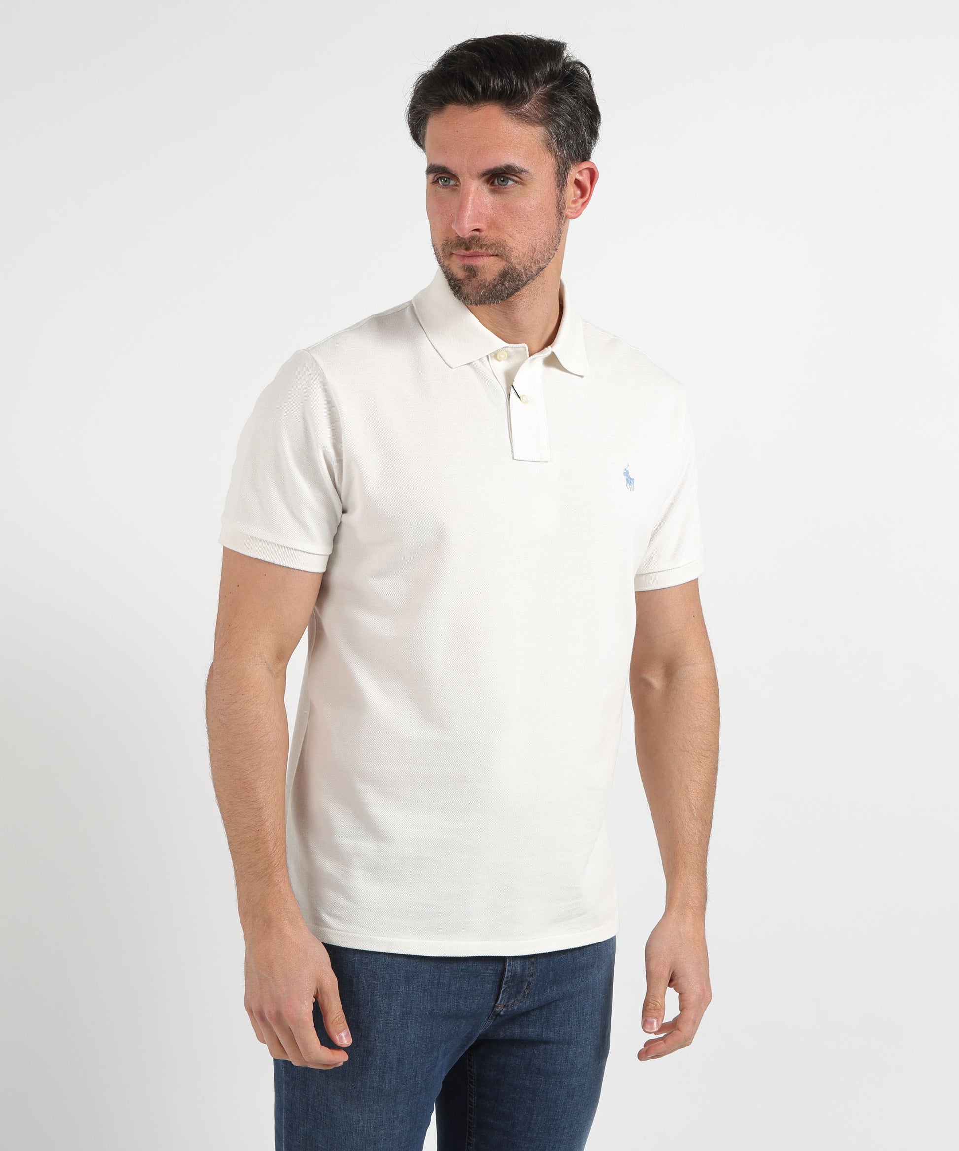 Polo shirts POLO RALPH LAUREN The iconic piqué polo Crema | POLO RALPH LAUREN