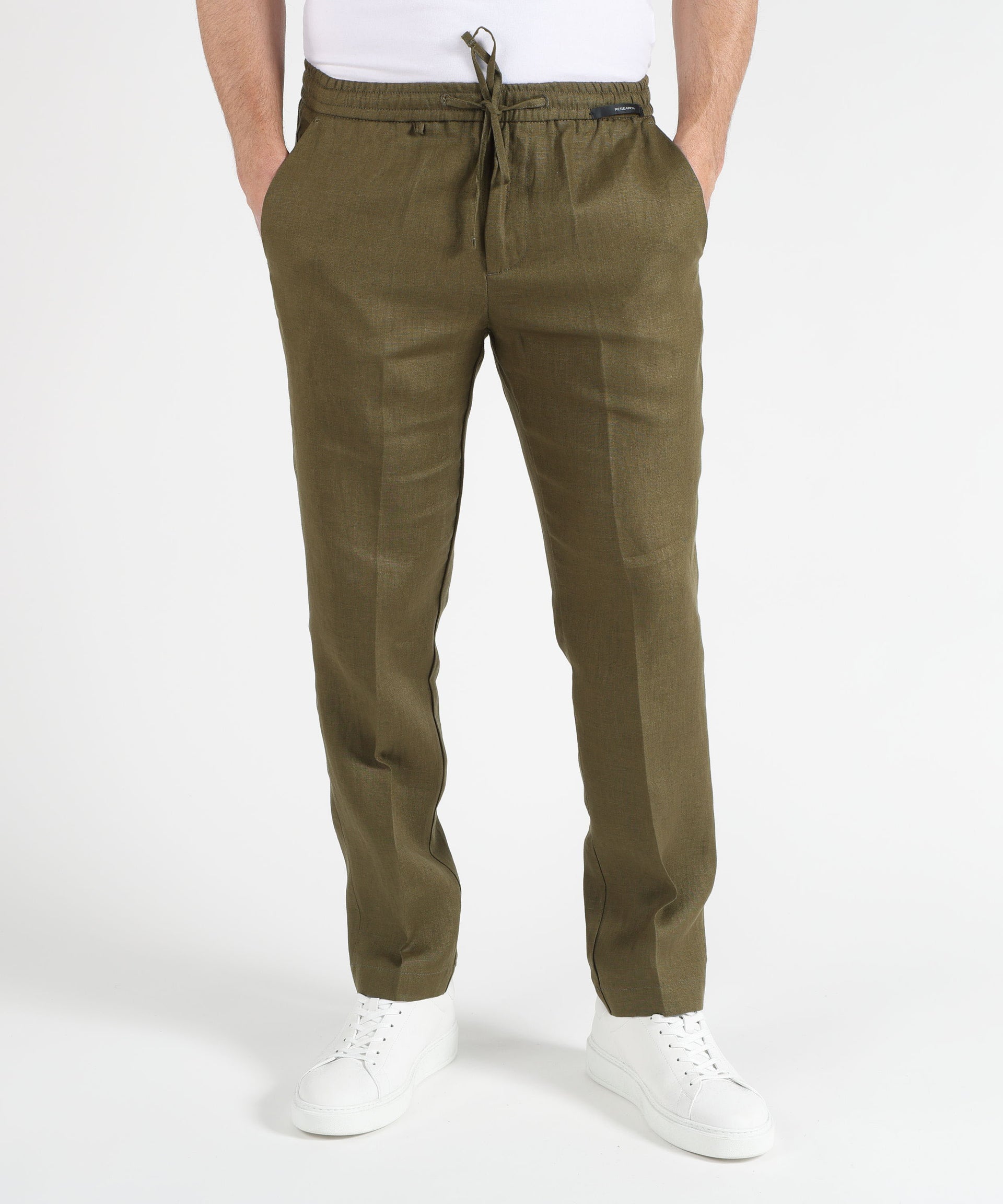 MICHAEL COAL Pantalone in lino