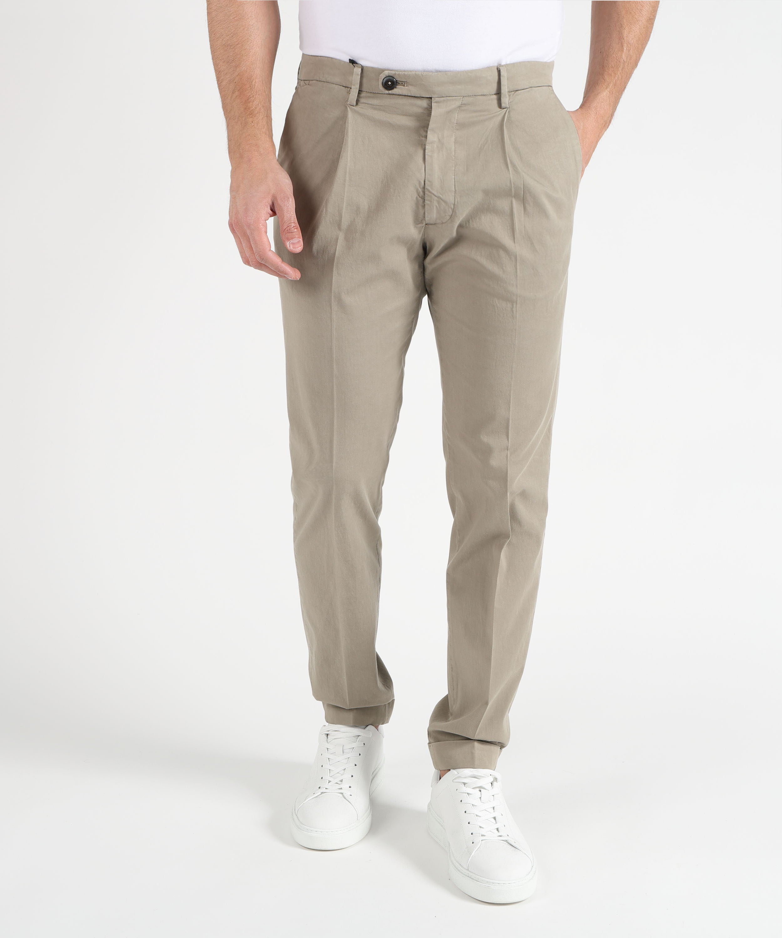 Pantaloni MICHAEL COAL Pantalone con pence frederick Argilla | MICHAEL COAL