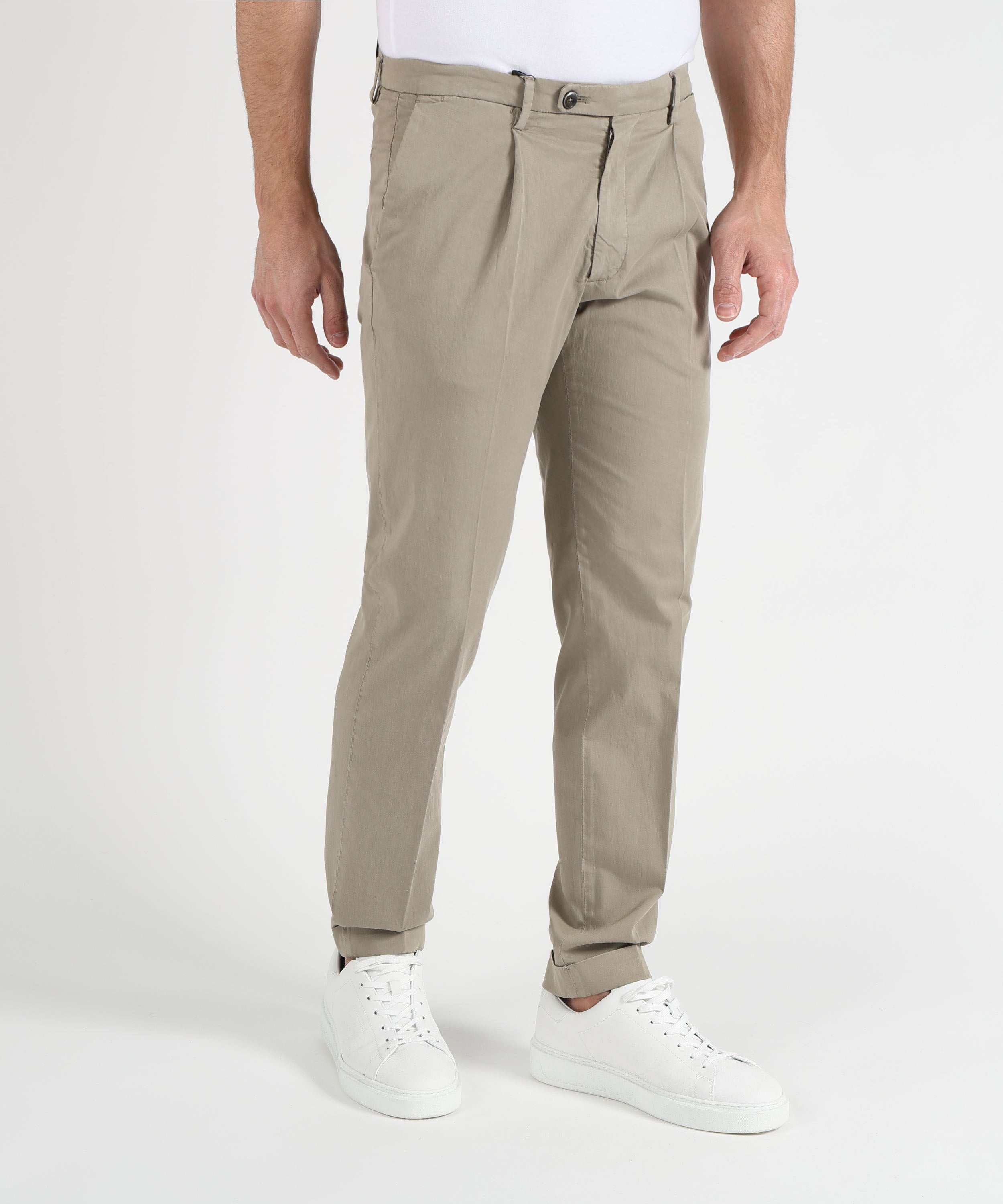 Pantaloni MICHAEL COAL Pantalone con pence frederick Argilla | MICHAEL COAL