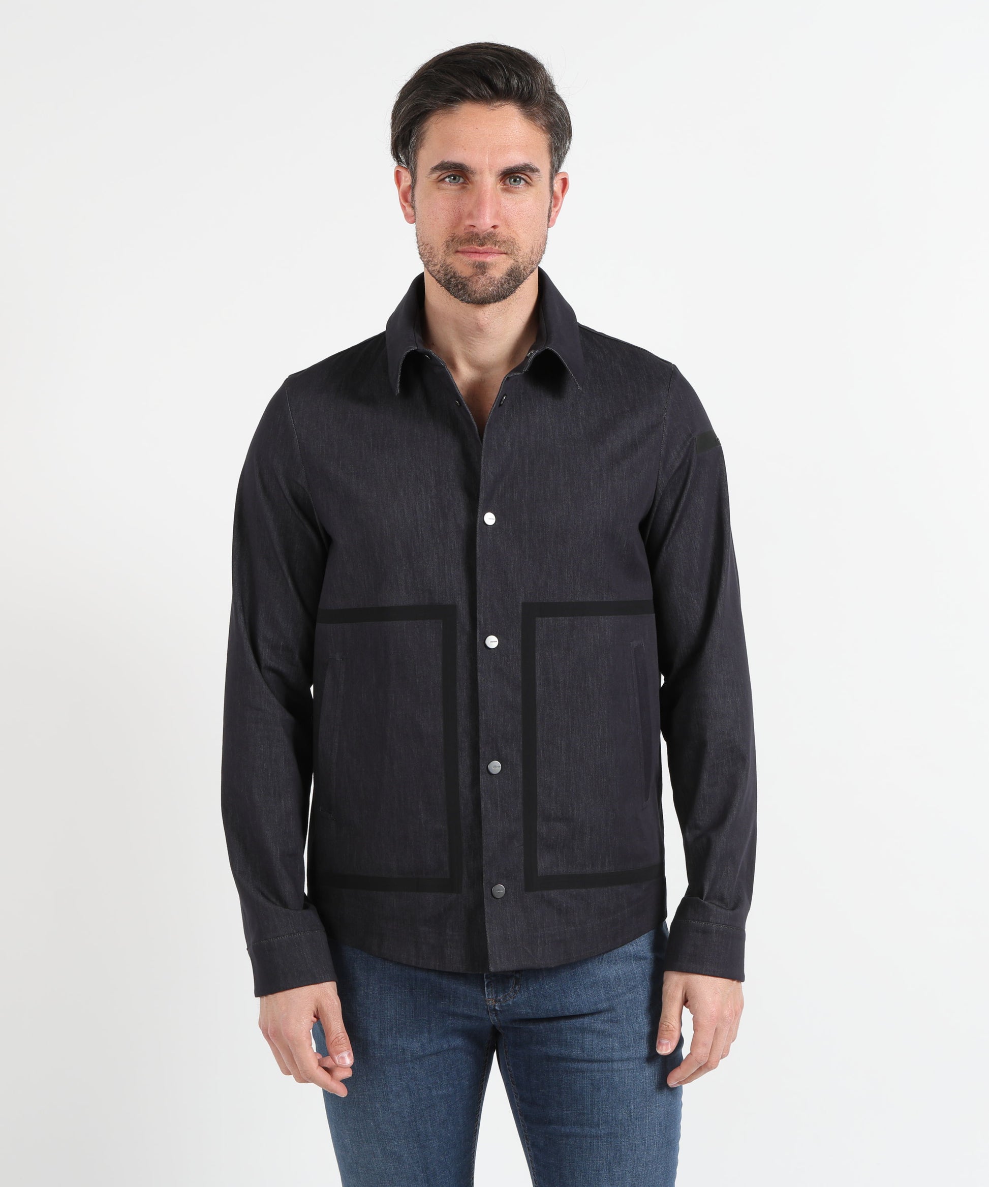Jackets RRD Marina Overshirt Jkt Blu nero | RRD