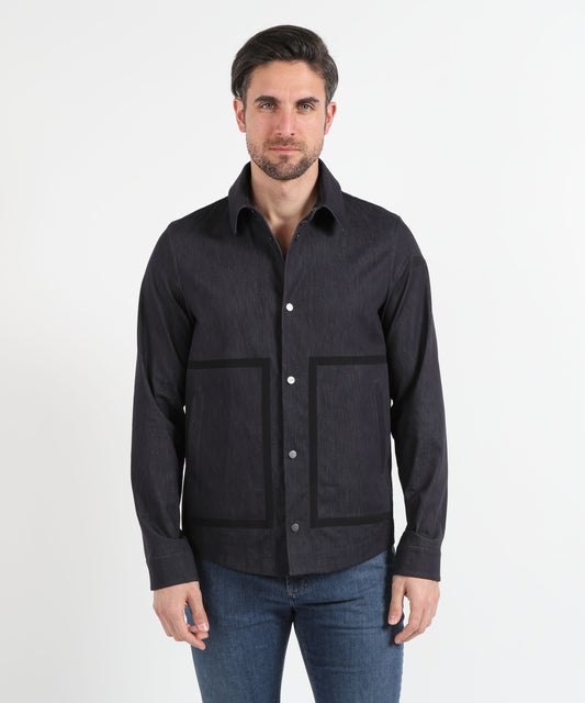 Giacche RRD Marina Overshirt Jkt Blu nero | RRD