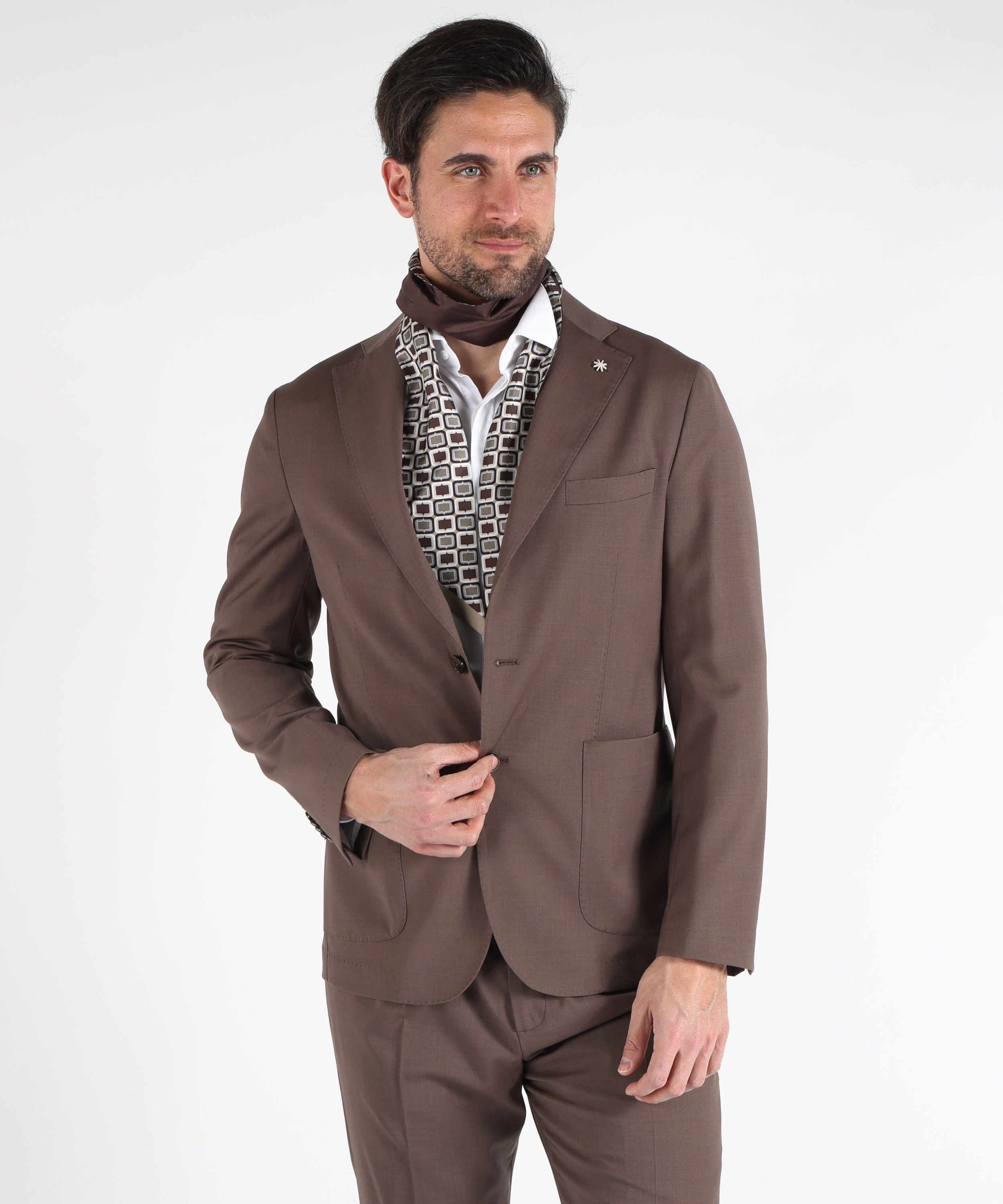 Abiti MANUEL RITZ Completo Destrutturato – Stile Contemporaneo Moro | MANUEL RITZ