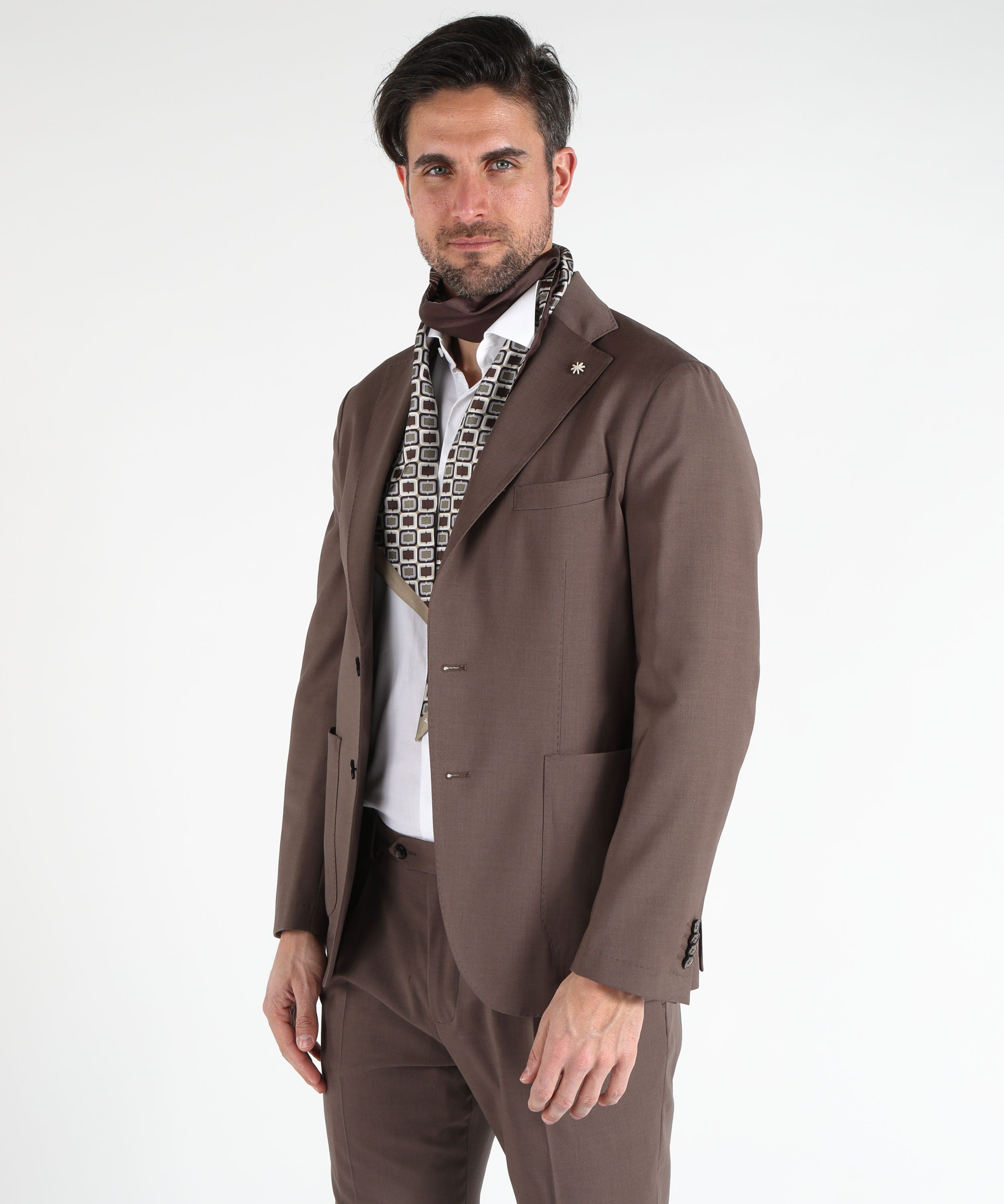 Abiti MANUEL RITZ Completo Destrutturato – Stile Contemporaneo Moro | MANUEL RITZ