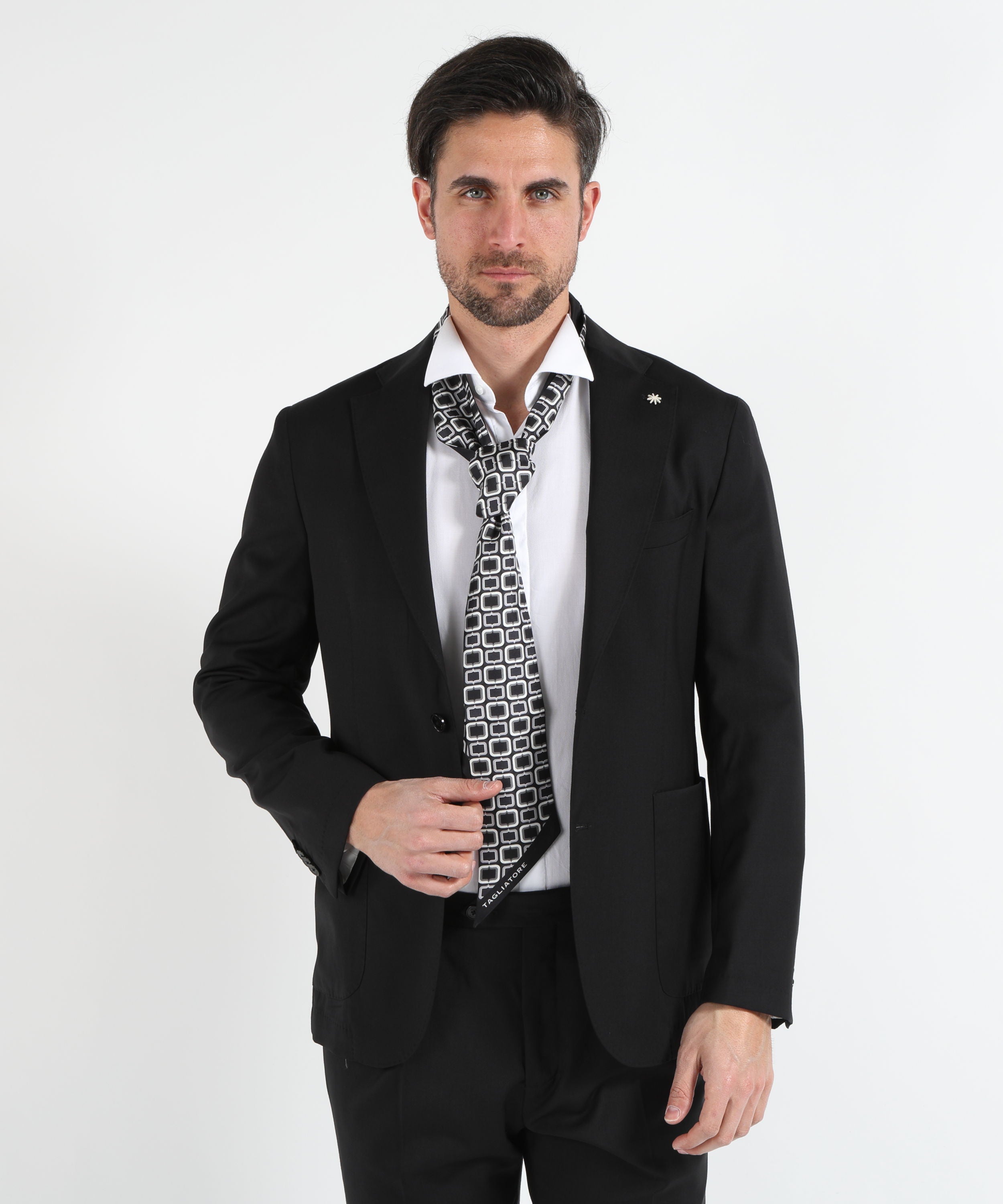 Dresses & Suits MANUEL RITZ Deconstructed Suit – Contemporary Style Nero | MANUEL RITZ