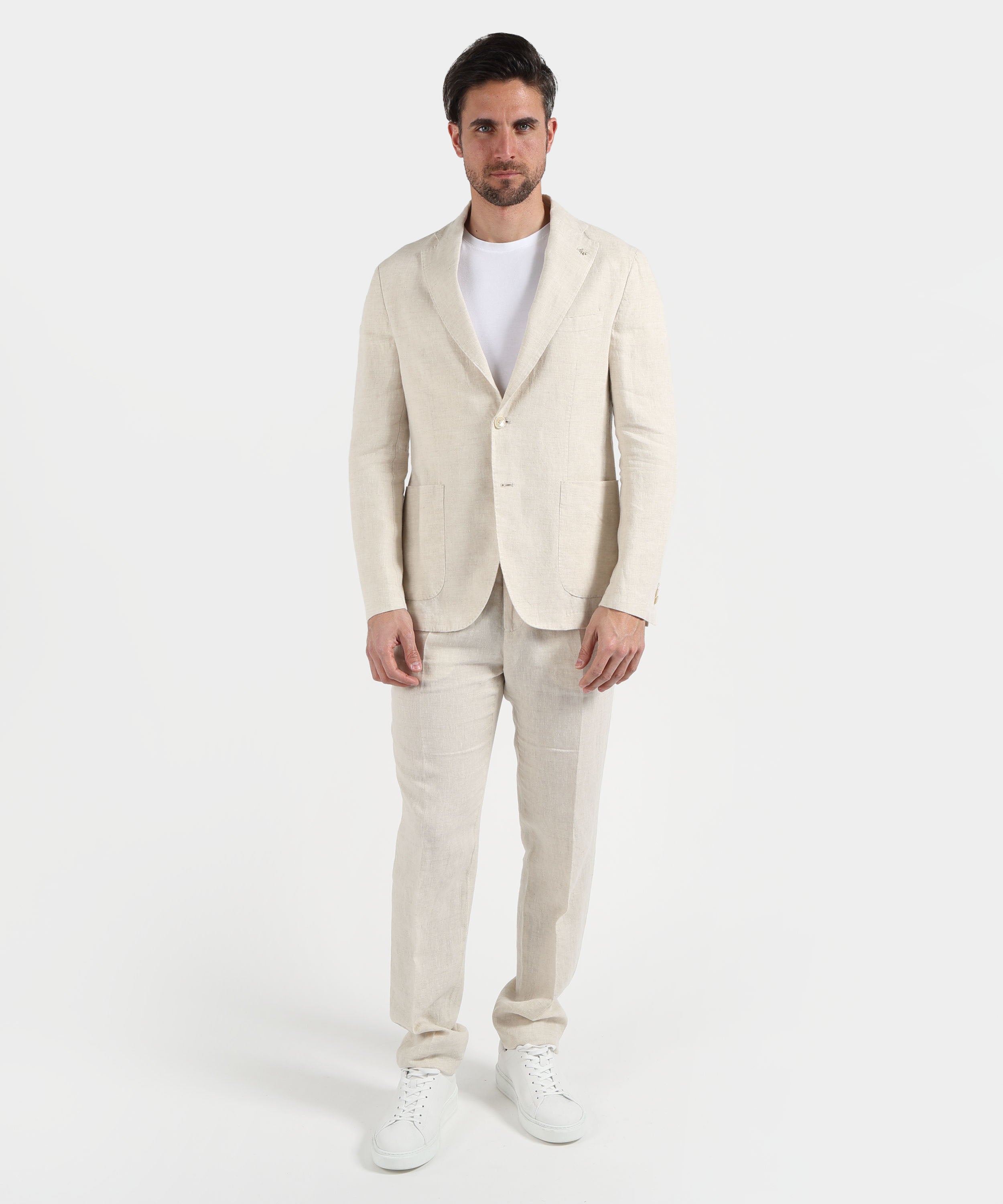 Abiti MANUEL RITZ Abito uomo in lino Avorio | MANUEL RITZ