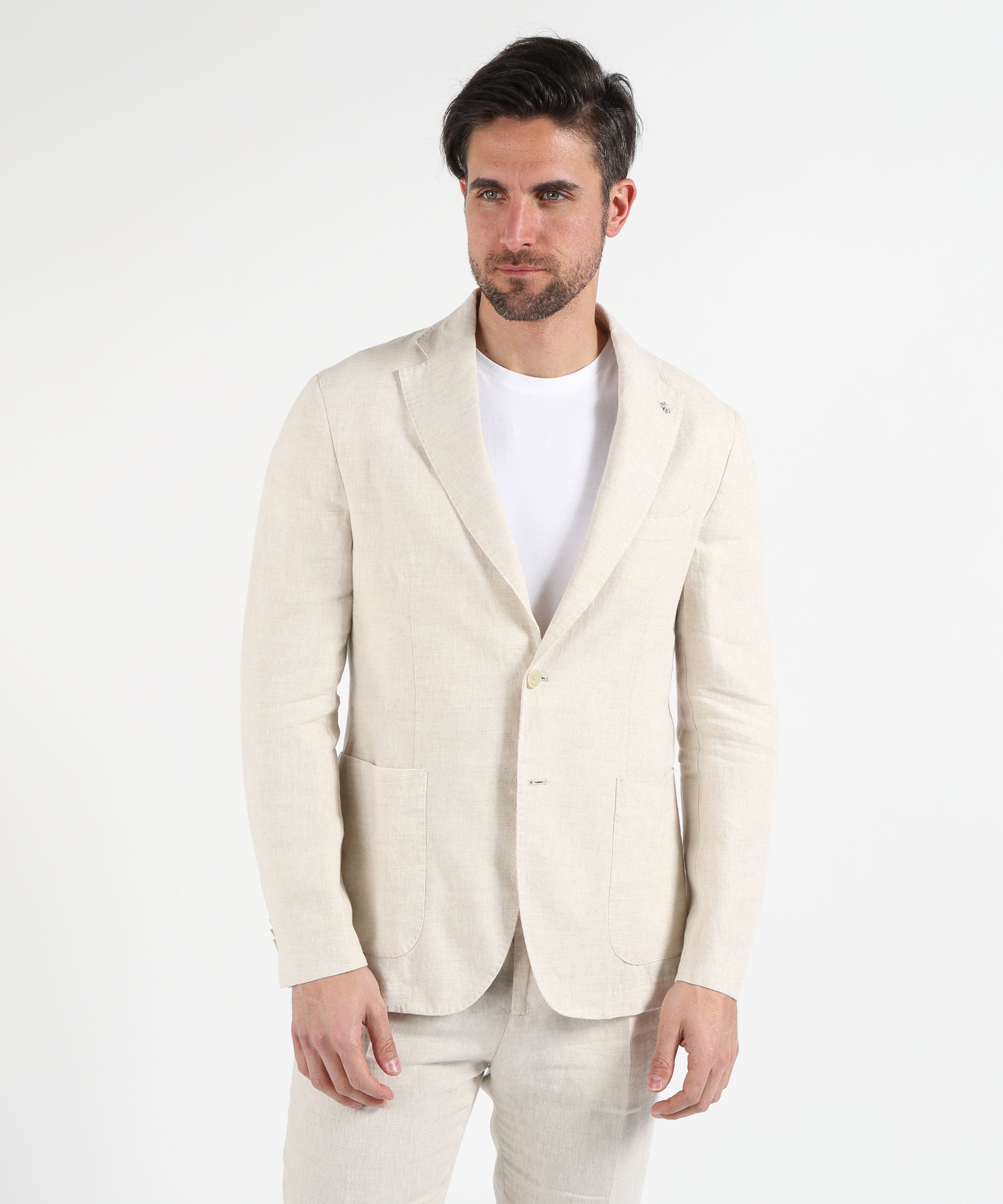 Abiti MANUEL RITZ Abito uomo in lino Avorio | MANUEL RITZ