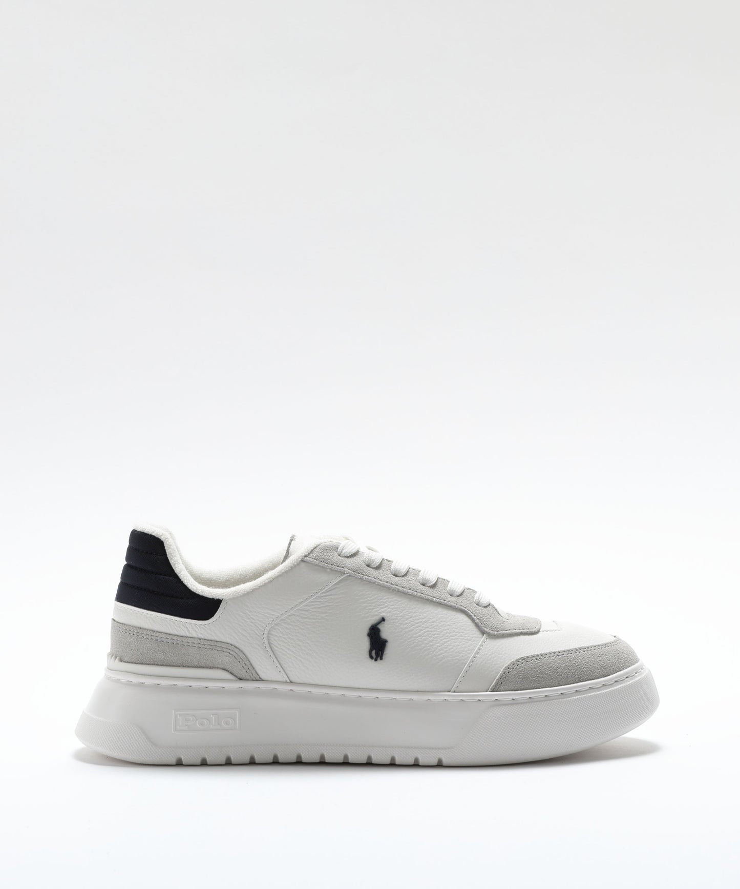 POLO RALPH LAUREN Sneakers in Pelle Bianca