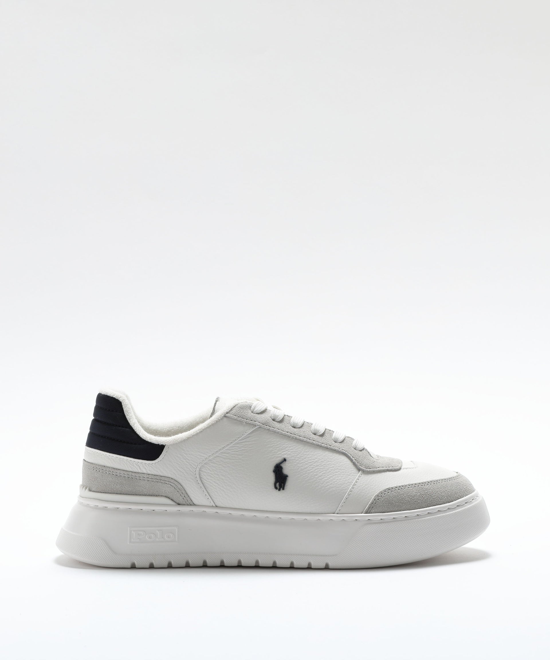 POLO RALPH LAUREN Sneakers in Pelle Bianca