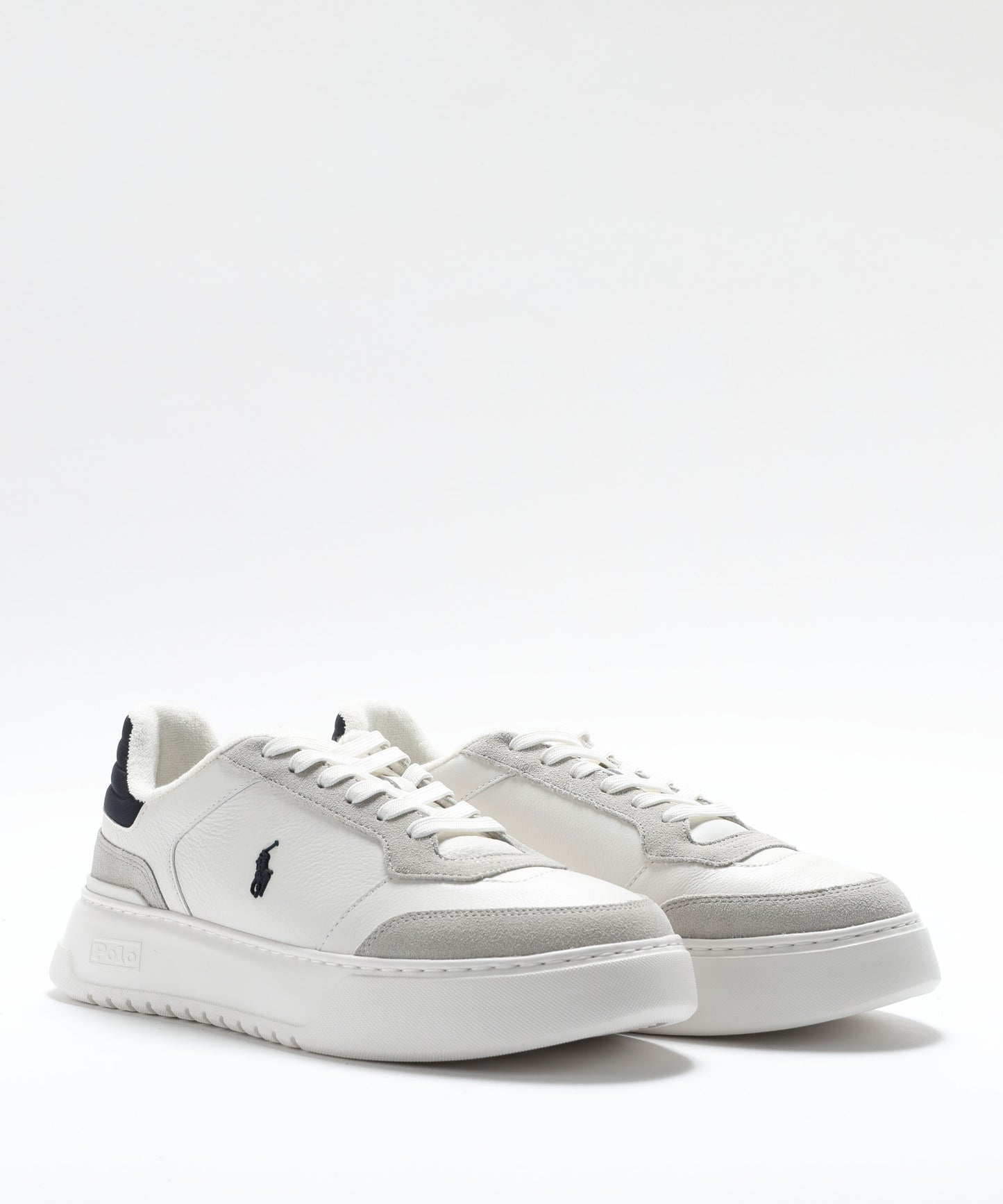 POLO RALPH LAUREN Sneakers in Pelle Bianca