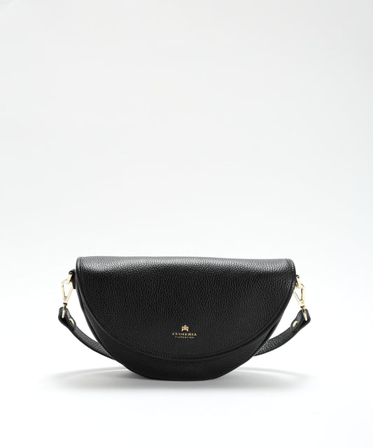 Bags CUOIERIA FIORENTINA Small Dora Flap Bag Nero | CUOIERIA FIORENTINA