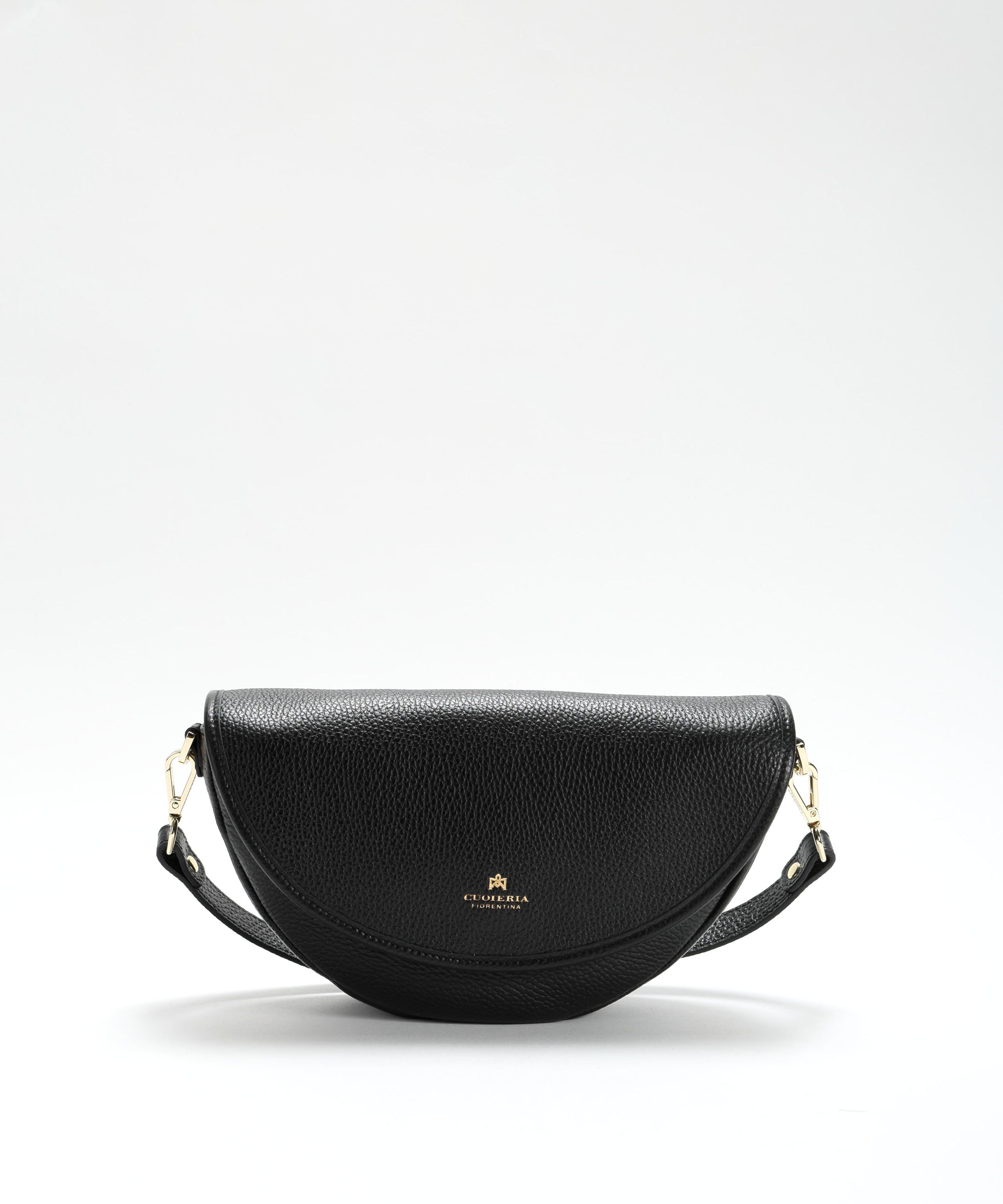 Bags CUOIERIA FIORENTINA Small Dora Flap Bag Nero | CUOIERIA FIORENTINA