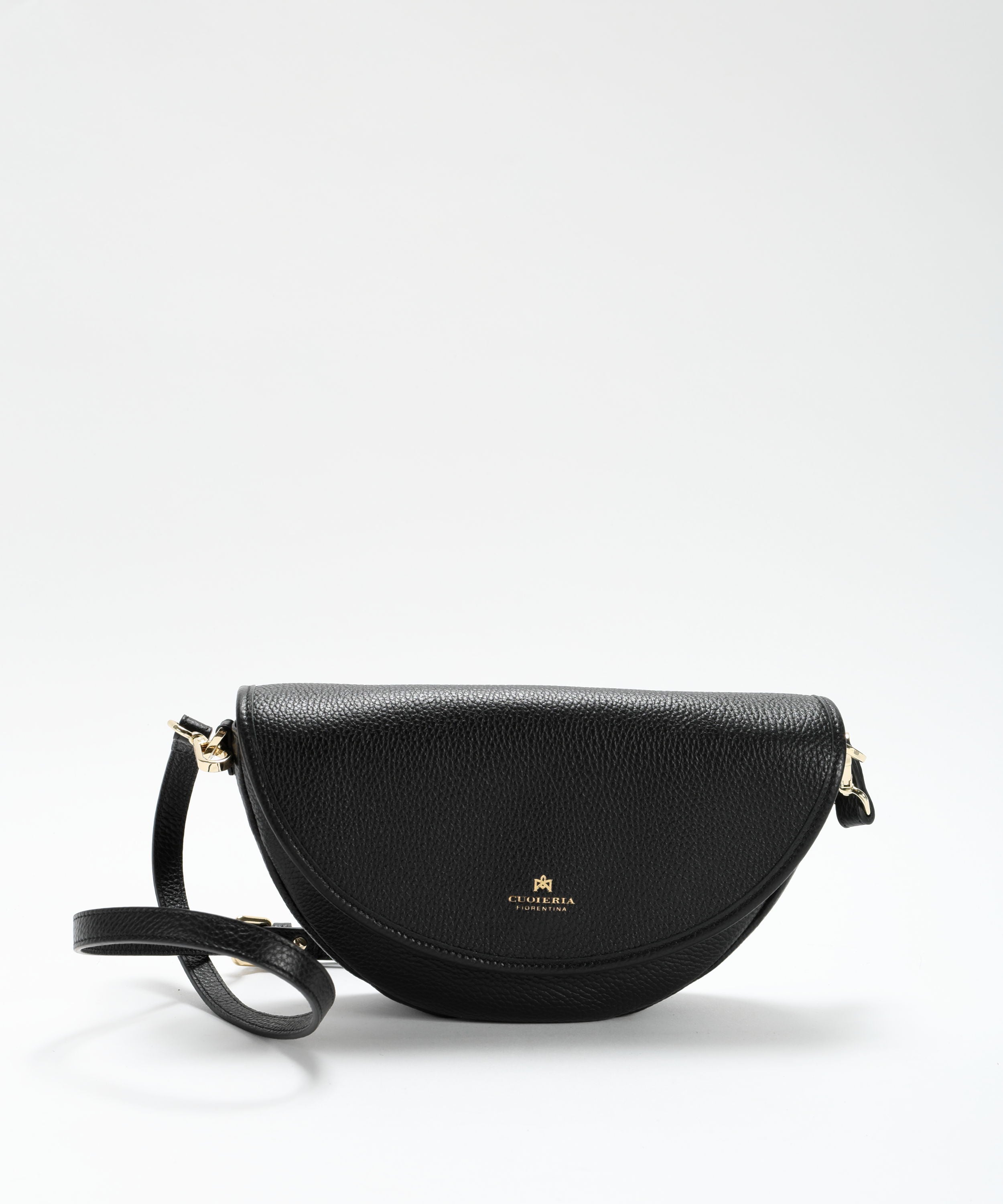 Bags CUOIERIA FIORENTINA Small Dora Flap Bag Nero | CUOIERIA FIORENTINA