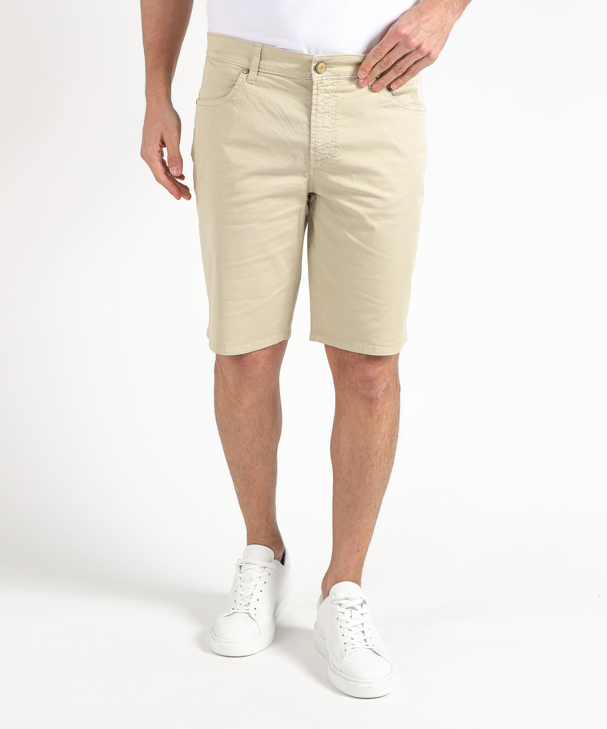 Pantaloni JECKERSON jo bermuda 5 tasche slim Beige chiaro | JECKERSON