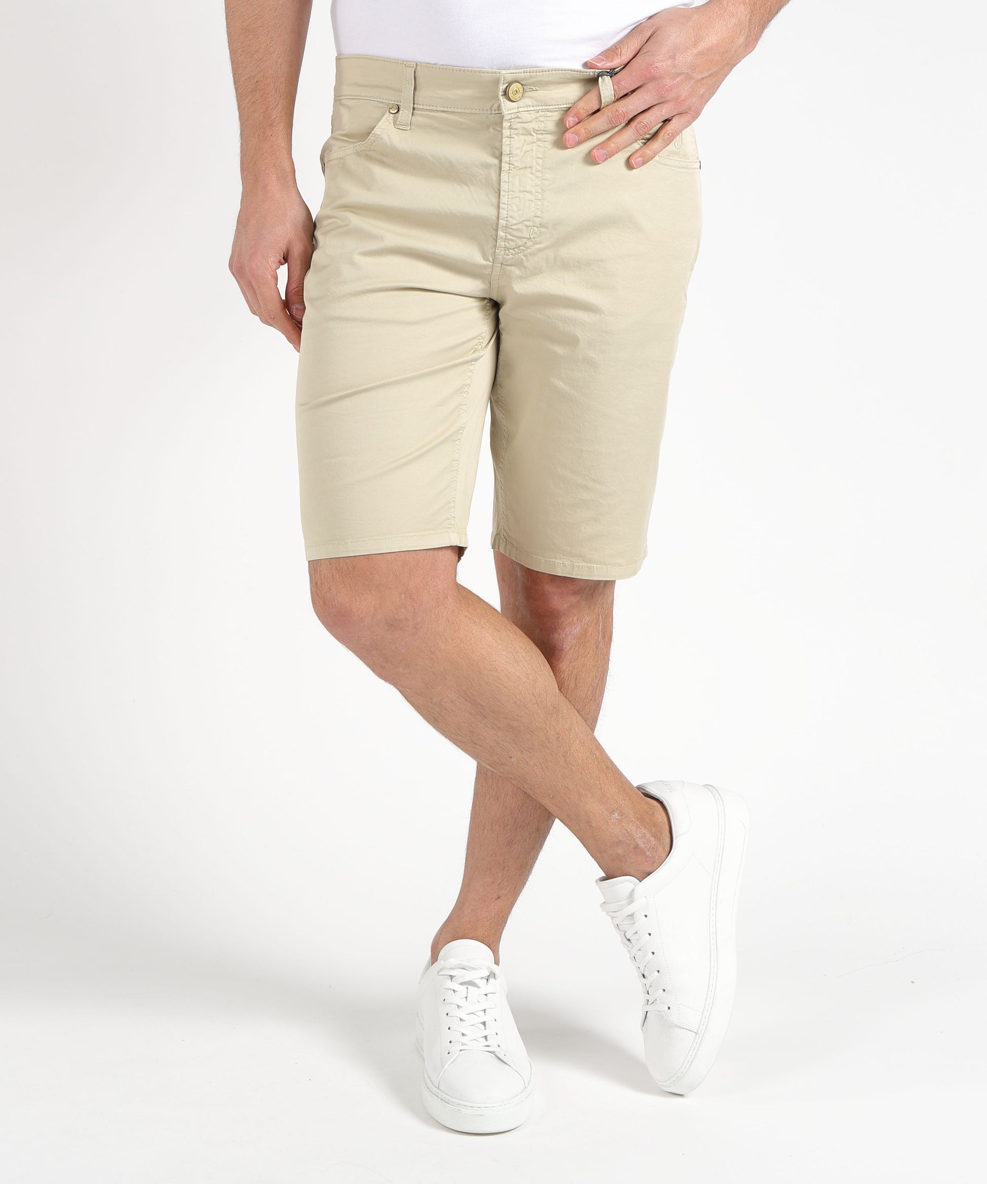 Pantaloni JECKERSON jo bermuda 5 tasche slim Beige chiaro | JECKERSON