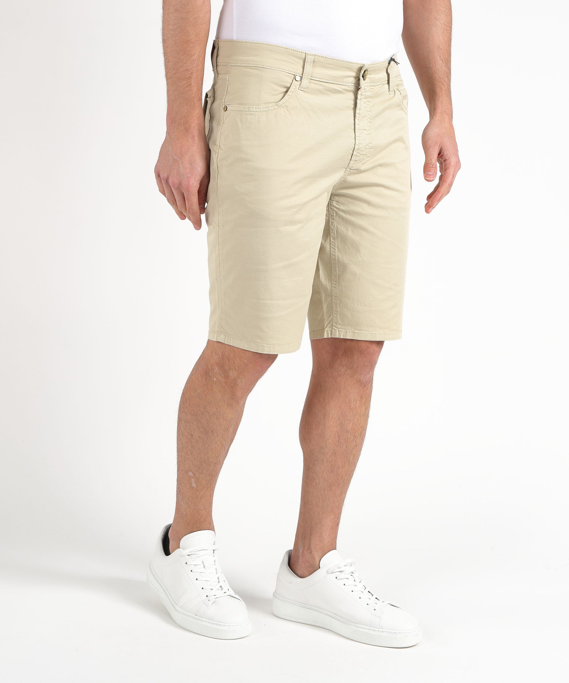 Pantaloni JECKERSON jo bermuda 5 tasche slim Beige chiaro | JECKERSON