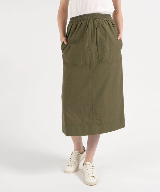 Gonne BARBOUR Gonna con elastico in vita Oliva | BARBOUR