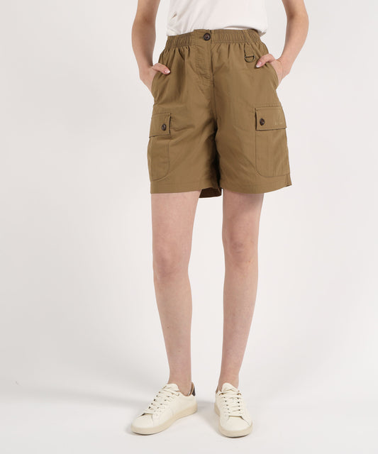 Shorts BARBOUR Pantaloncini elasticizzati Debbie Kaki | BARBOUR