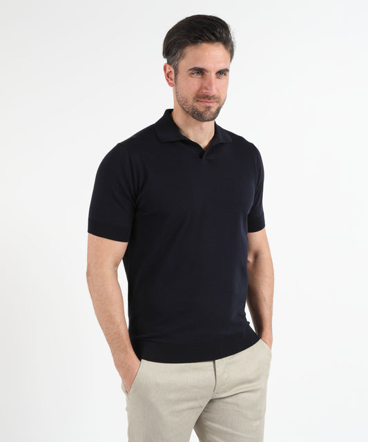 Polo FILIPPO DE LAURENTIIS Polo cotone Navy | FILIPPO DE LAURENTIIS