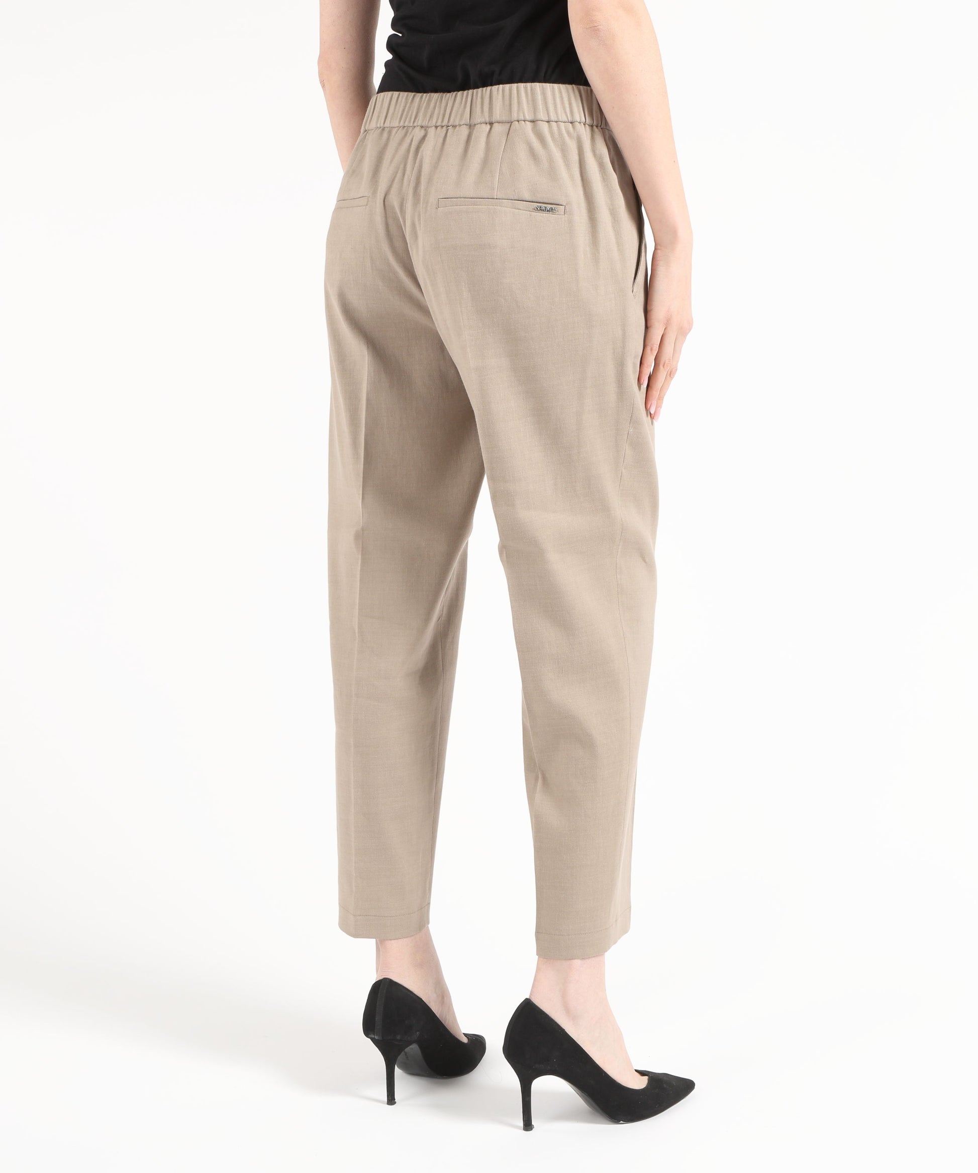 Pantaloni SEVENTY Pantalone sigaretta Fango | SEVENTY