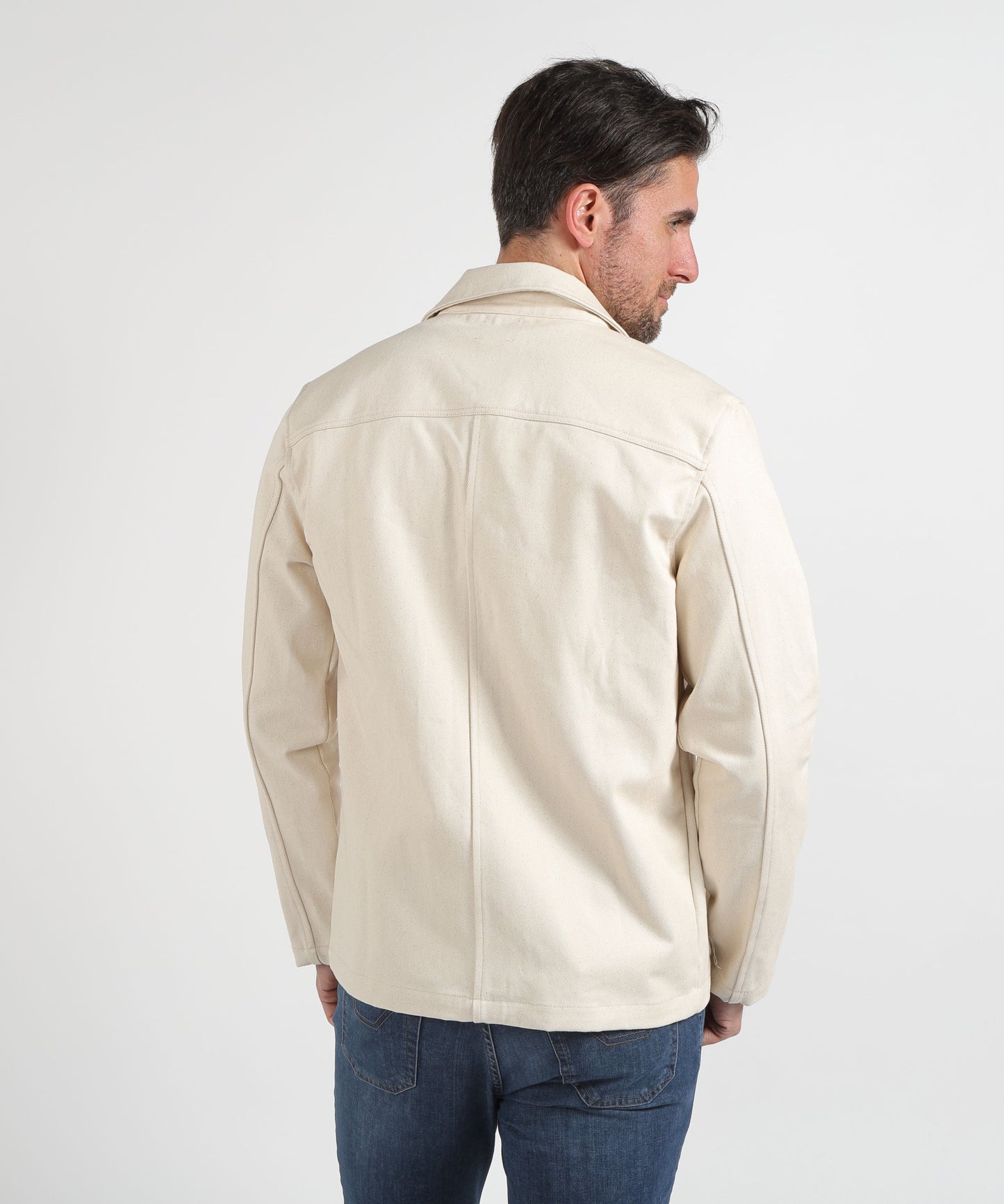 MRN Three-Button Shirt Jacket