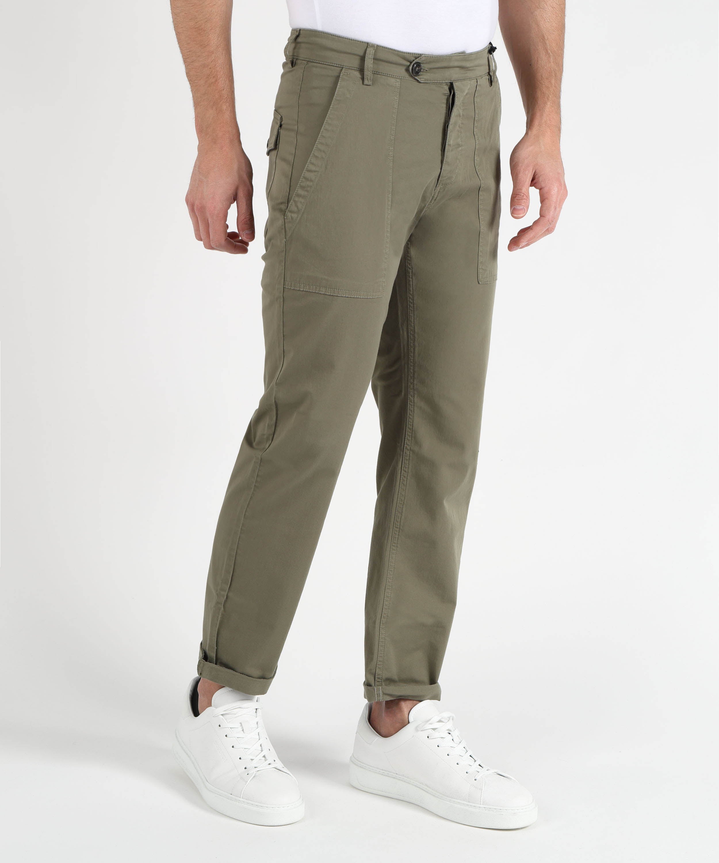Trousers MRN Men’s Stretch Cotton Work Trousers Verde | MRN