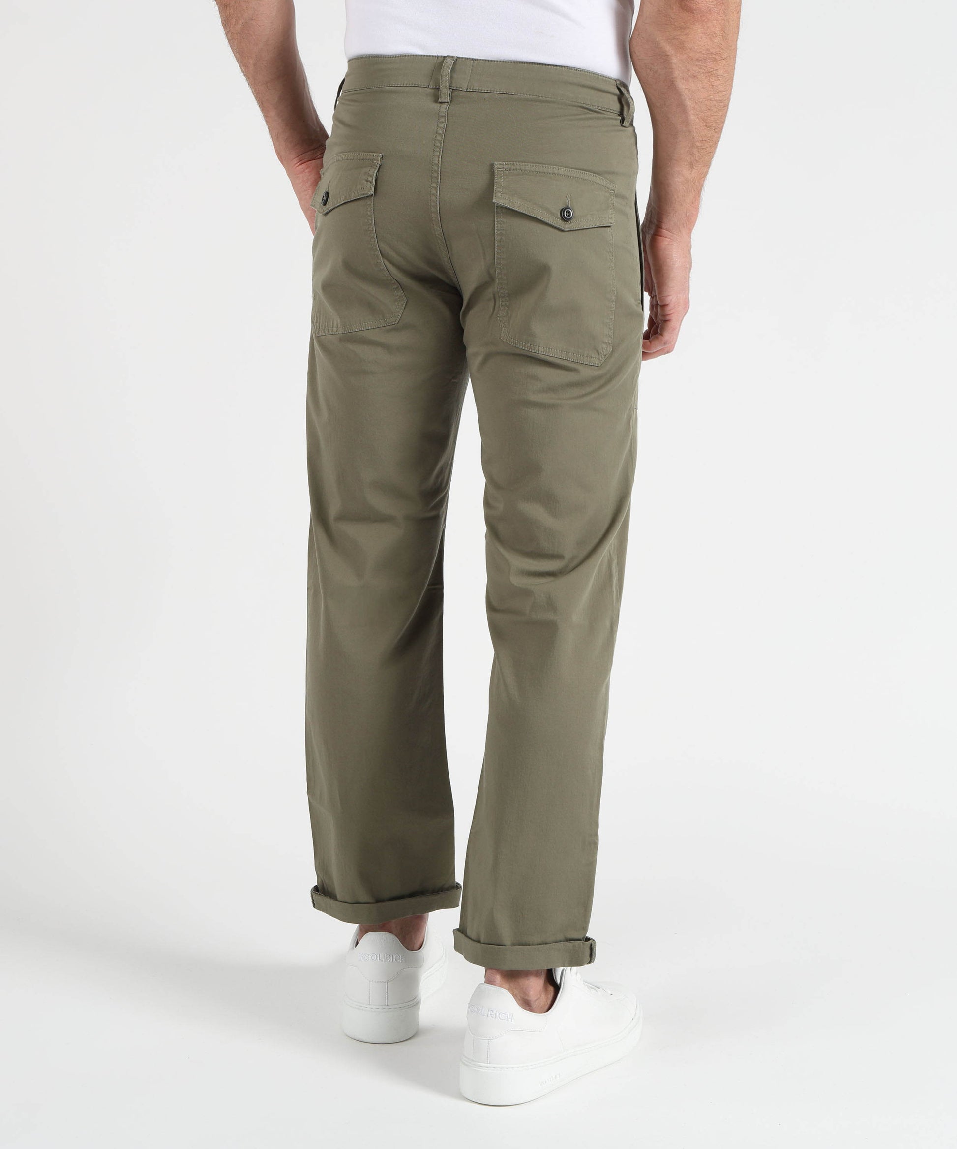 Trousers MRN Men’s Stretch Cotton Work Trousers Verde | MRN