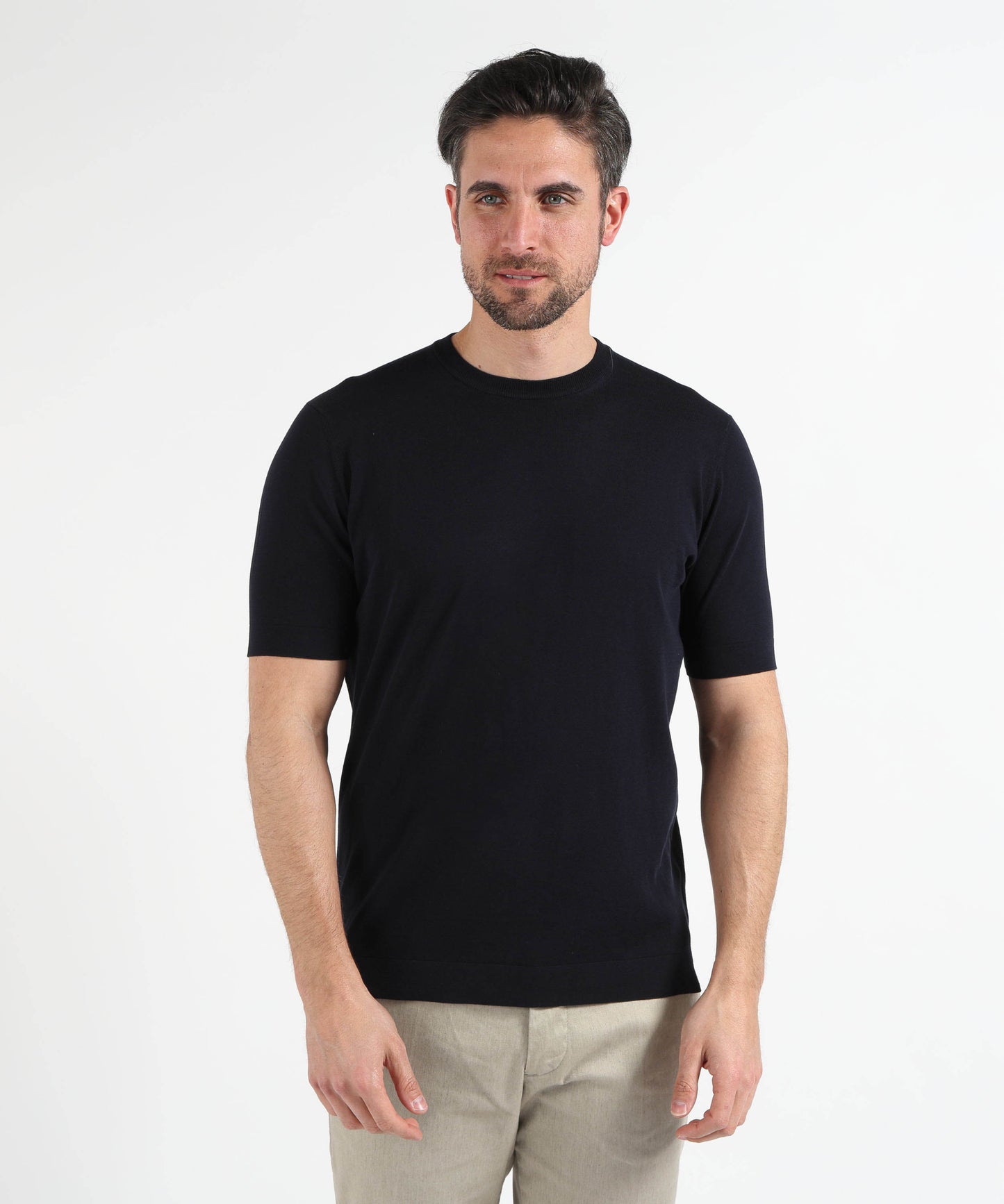 FILIPPO DE LAURENTIIS Cotton Crêpe T-Shirt