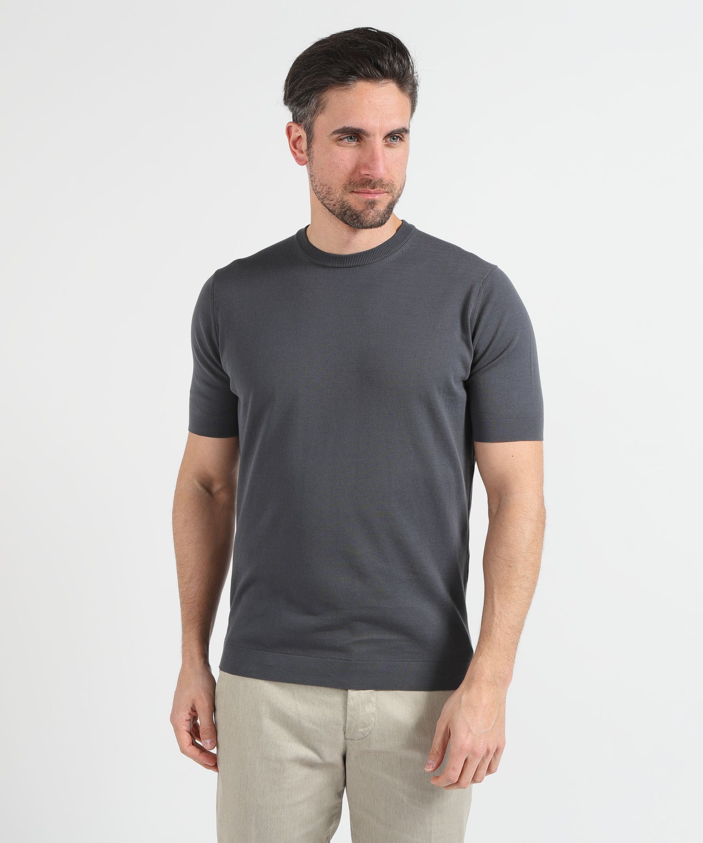 FILIPPO DE LAURENTIIS Cotton Crêpe T-Shirt