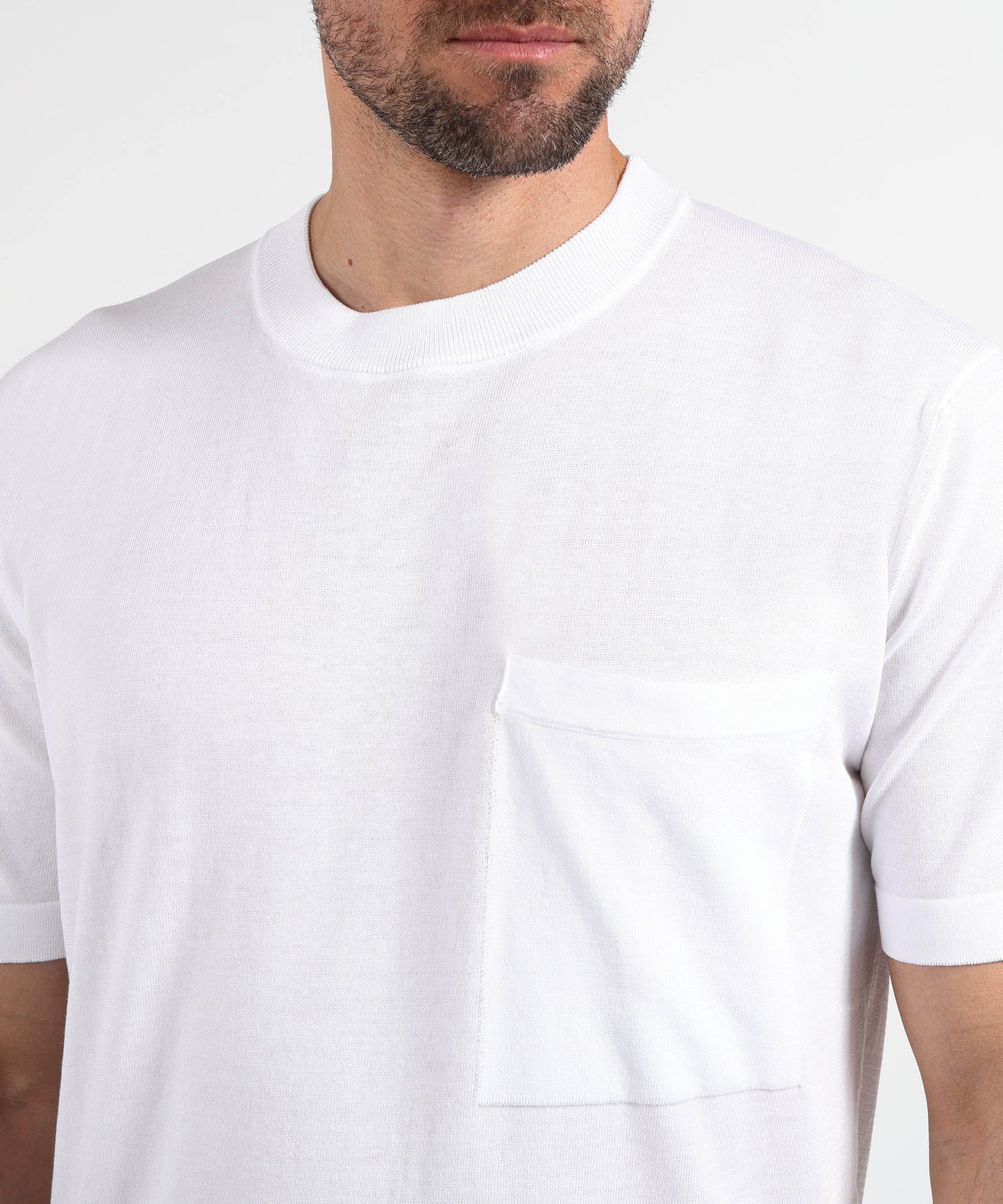 FILIPPO DE LAURENTIIS Crew Neck Cotton Knit Sweater – Casual Style