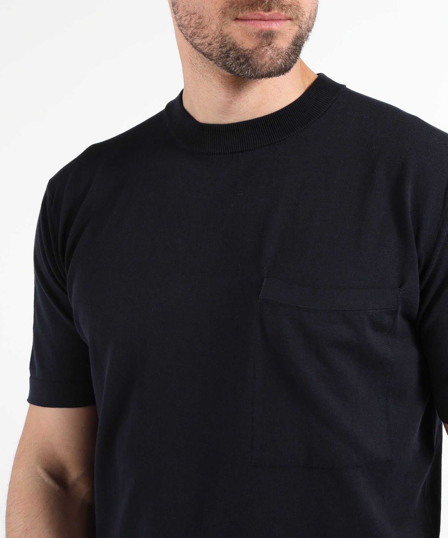 FILIPPO DE LAURENTIIS Crew Neck Cotton Knit Sweater – Casual Style