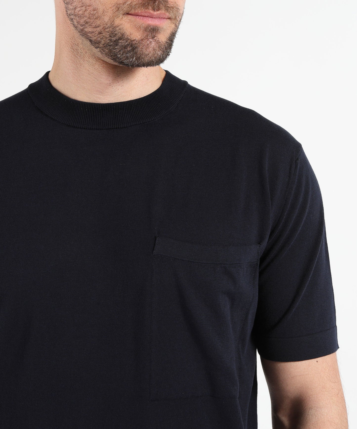 FILIPPO DE LAURENTIIS Crew Neck Cotton Knit Sweater – Casual Style