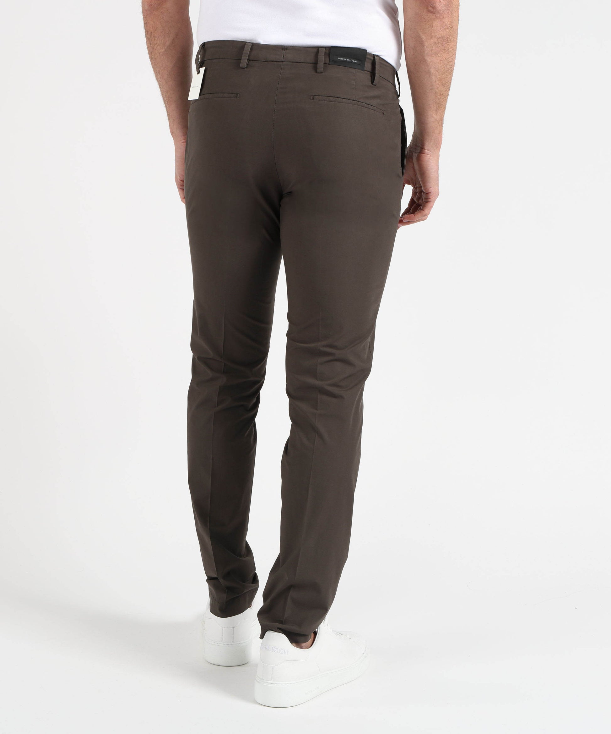 Pantaloni MICHAEL COAL Pantalone Uomo Modello Brad – Slim Fit Testa di moro | MICHAEL COAL