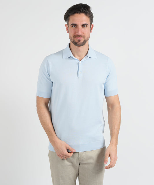 Polo FILIPPO DE LAURENTIIS Polo manica corta 3 bottoni Polvere | FILIPPO DE LAURENTIIS